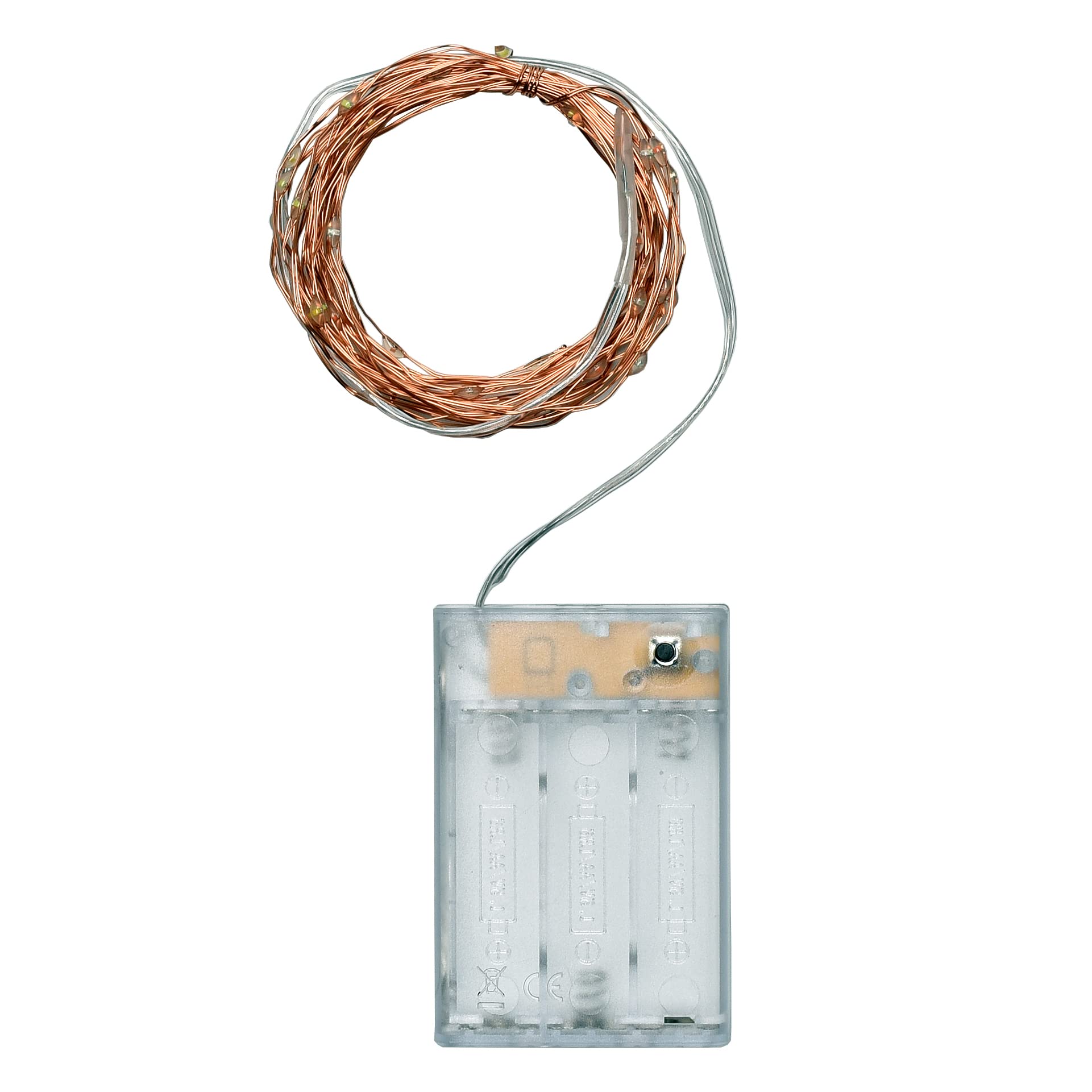 Uhugu Battery Operated String Lights, 16Ft Battery Operated String Lights With 8 Flashing Modes And 8 Hours On 16 Hours Off Timer(Warm White,2 Pack)