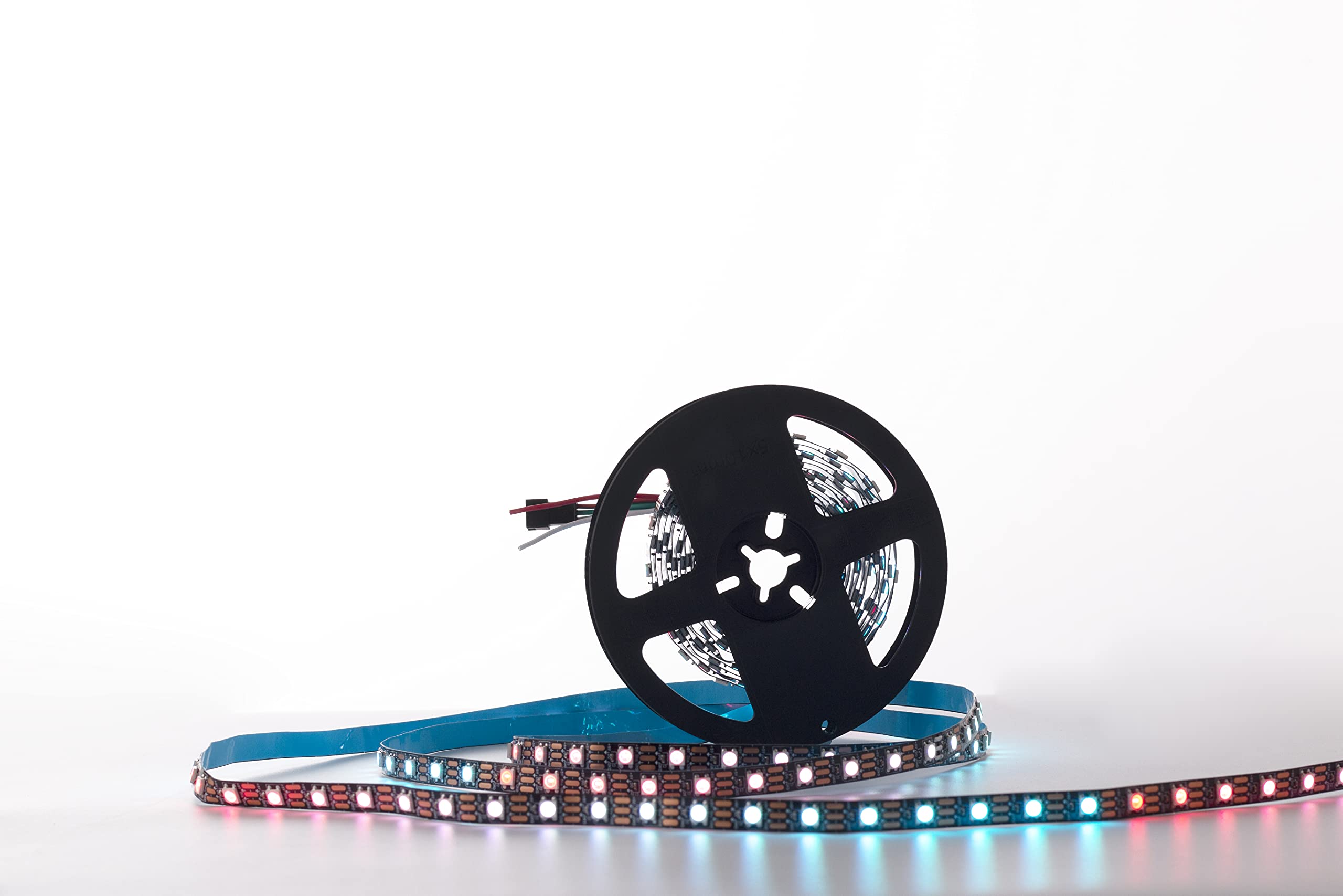 Svfishkk Ws2812B Led Strip Smd 5050 Individual Addressable 60Pixels/M 300Pixels Rgb Pixel Strip Full Color Led Strip Non-Waterproof Dc5V (16.4Ft 300Led Ip30, Black Pcb)
