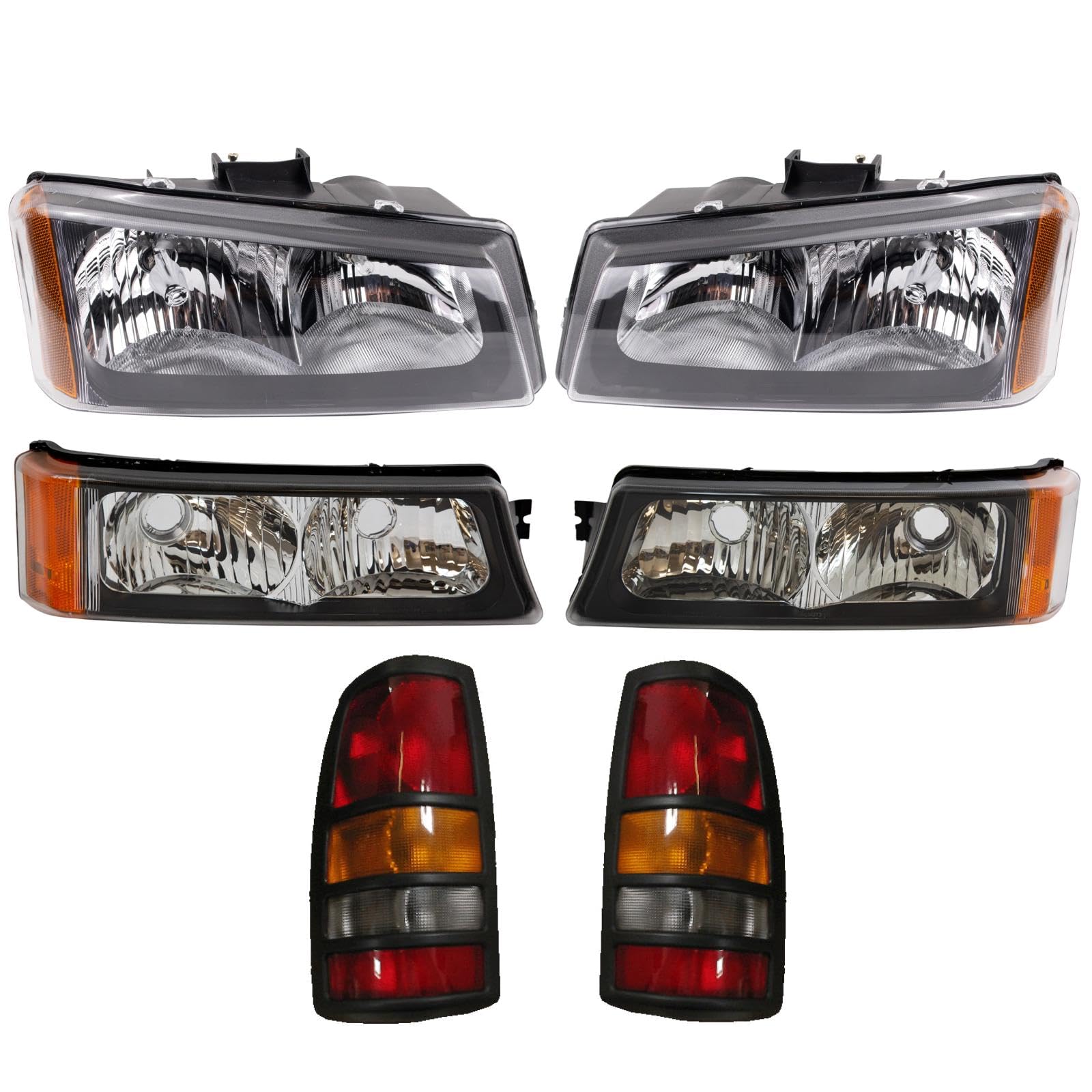 Trq Lighting Kit Compatible With 2003 Chevrolet Silverado 3500 Gm2502224 Gm2502257 Gm2503224 Gm2503257 Gm2520185 Gm2521185 Gm2800166 Gm2801166