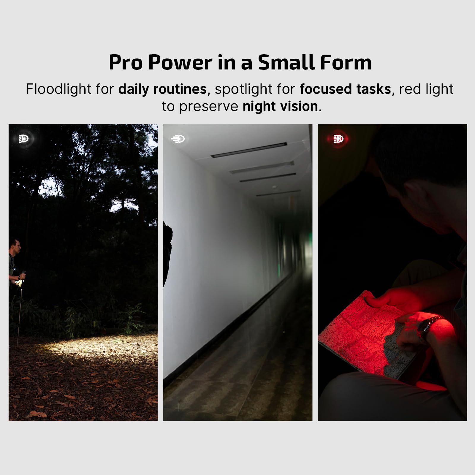 OLIGHT Oclip Pro Flashlight, 500 Lumens, Rechargeable, Aluminum, Orange, Model OCLIPPRO-OG-300000