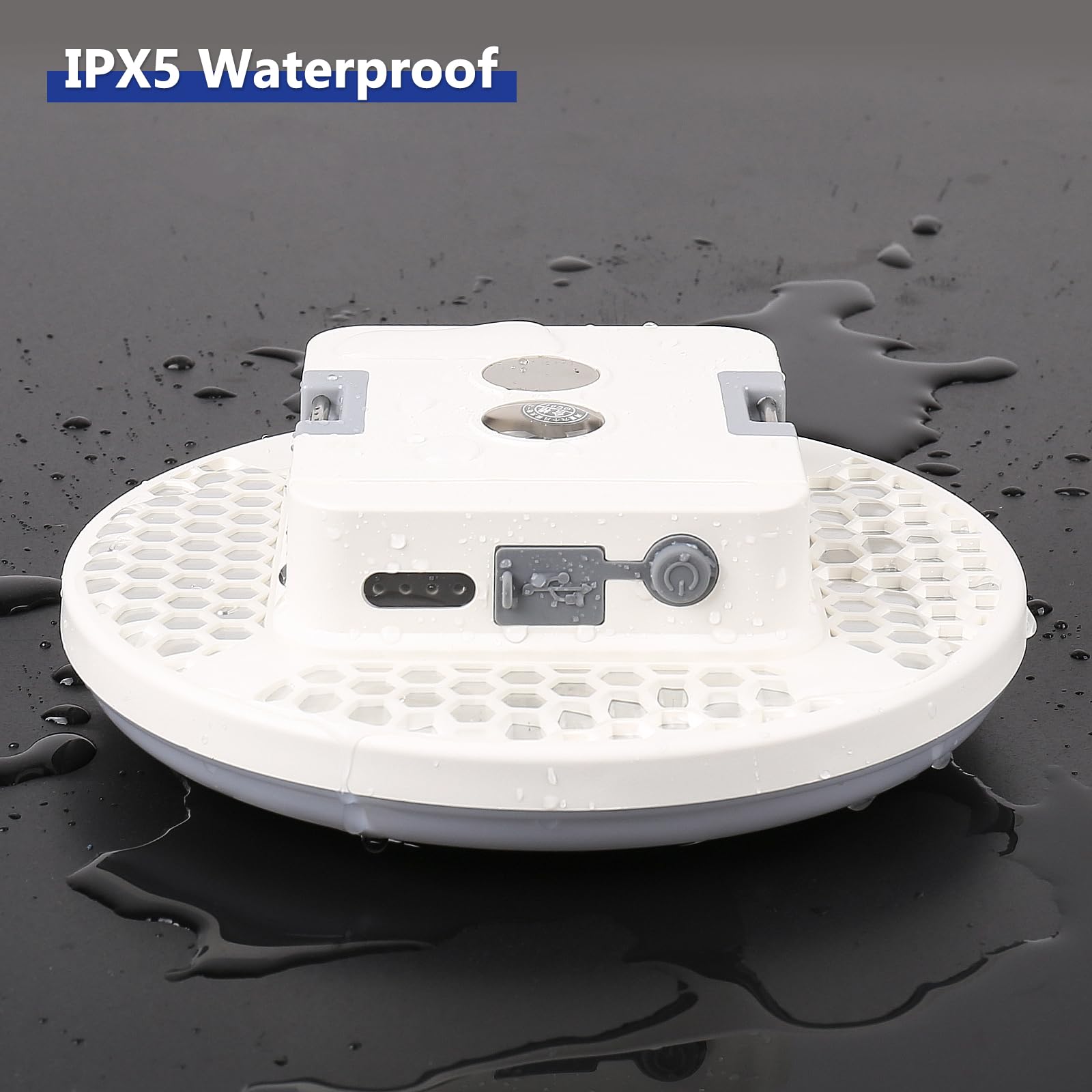 Amkulop Tent Light Rechargeable Lantern Ultra Bright LED Waterproof 60W White Model Amkulop-X50-W
