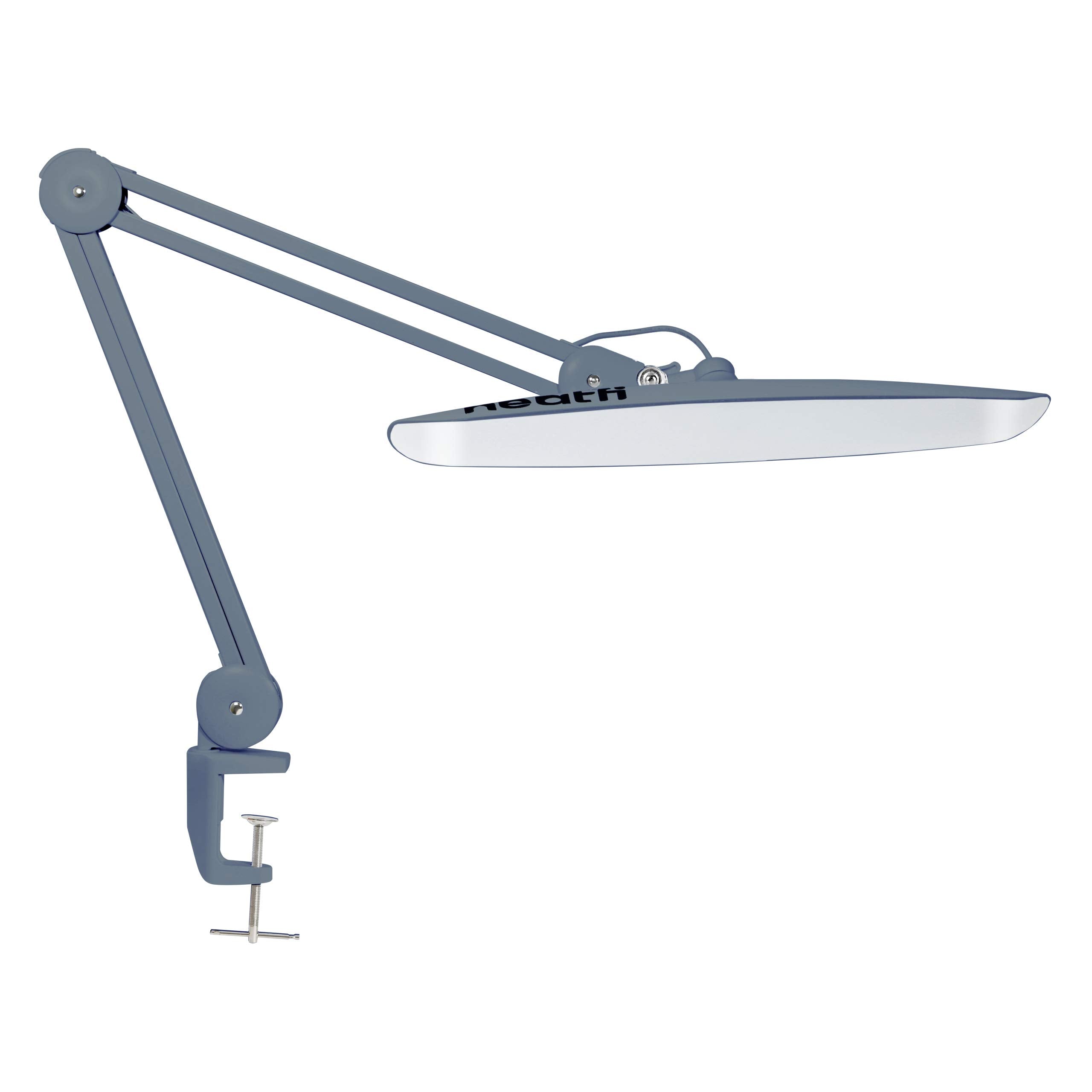 Neatfi XL LED Task Lamp, 2200 Lumens, 24W, Dimmable, 20in Wide, Gray, Model 9501LED