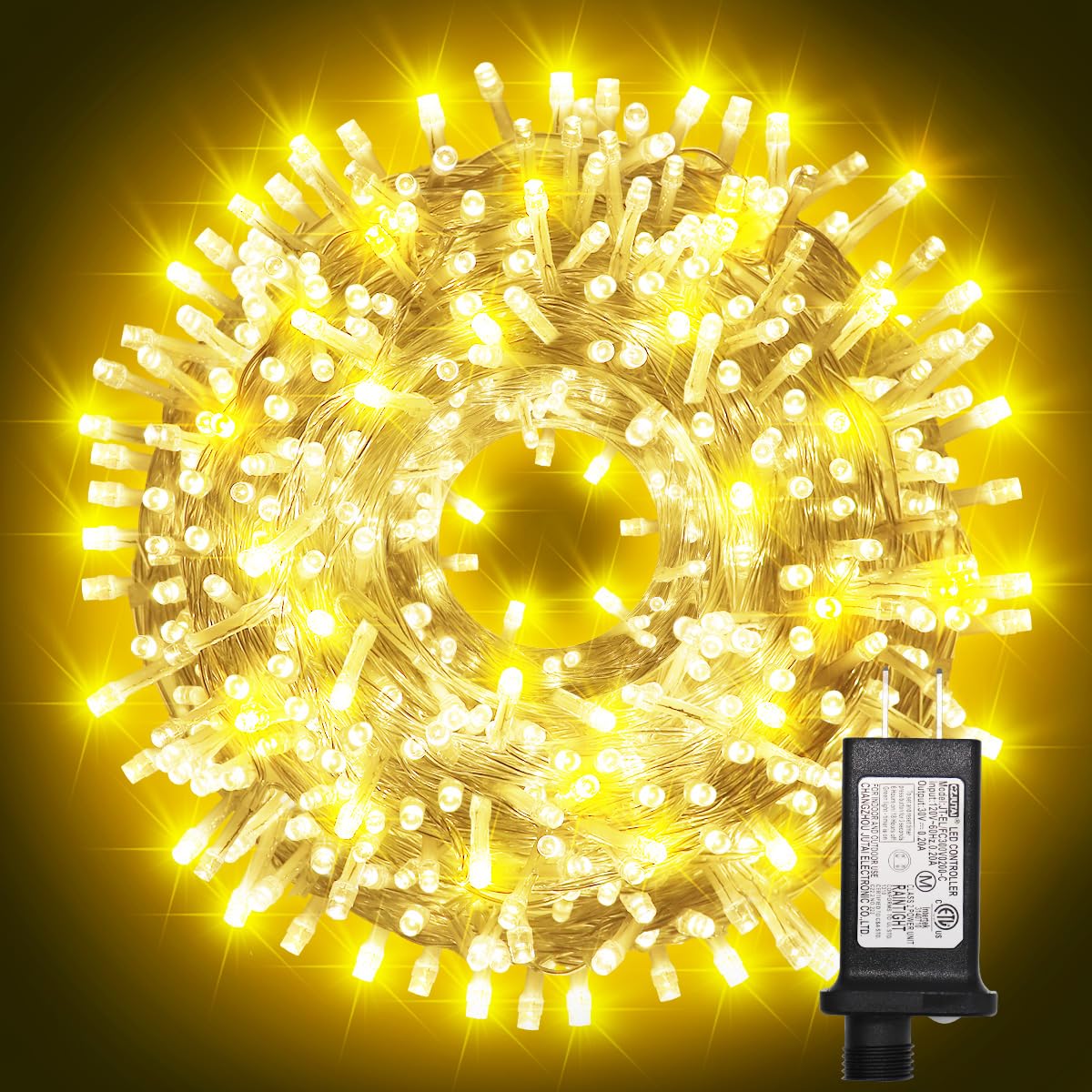 Lamyar Christmas Lights With 1000 Leds  328Ft Extra Long Plug In Fairy String Lights For Outdoor Tree And Indoor D?Or  8 Modes & Timer  Ip65 Waterproof Lights For Yard Garden Decor (Warm White)