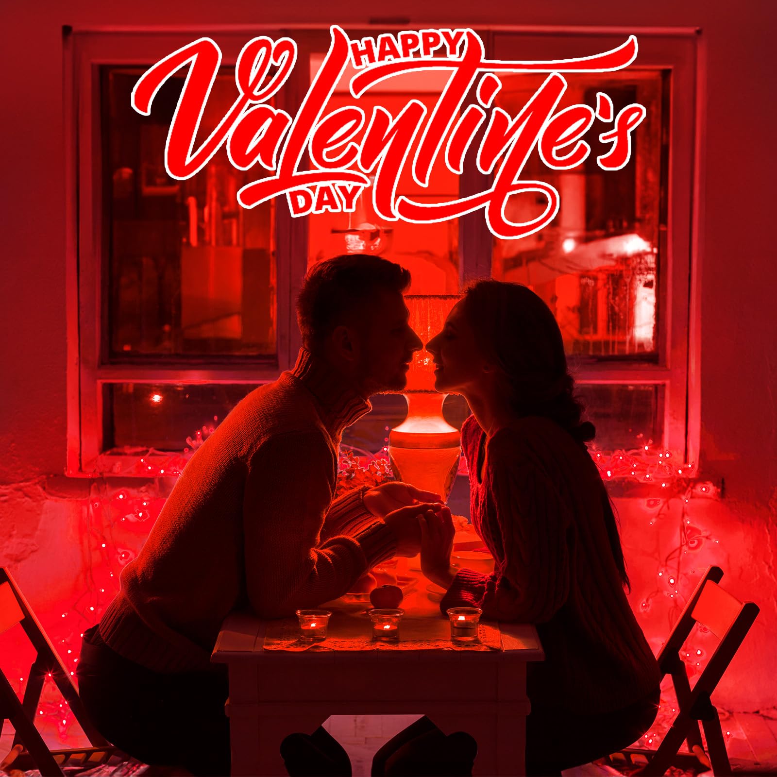 Brightown Valentine’S Day String Lights, 4 Pack Of 20 Led, 8 Feet, Waterproof, Red For Indoor/Outdoor Holiday Decorations