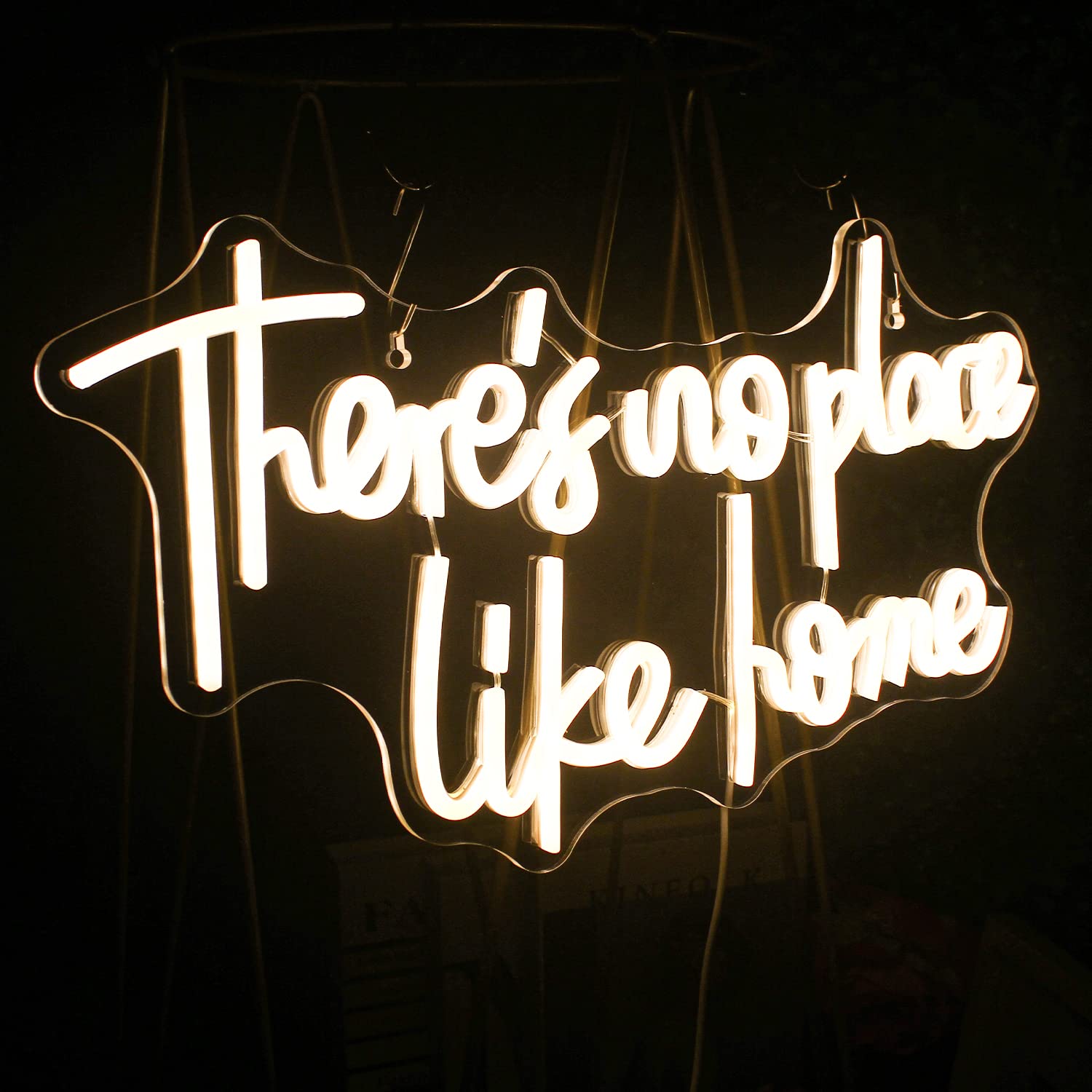 LUCUNSTAR Neon Sign for Home Decor, Warm White LED Light, USB Connectivity, Acrylic, Perfect for Room and Wedding Decor