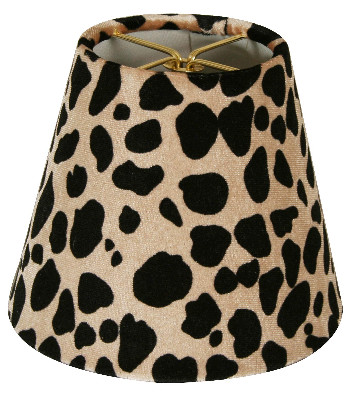 Royal Designs, Inc. Hardback Chandelier Shade CS-960-5, Leopard Style 3 Design, 3 x 5 x 4.5