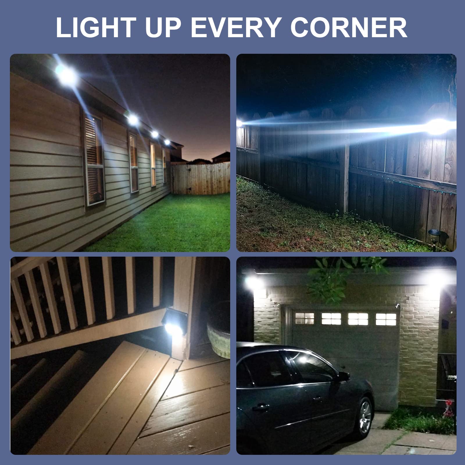 Zookki Solar Motion Sensor Outdoor Lights - Thumbnail 5