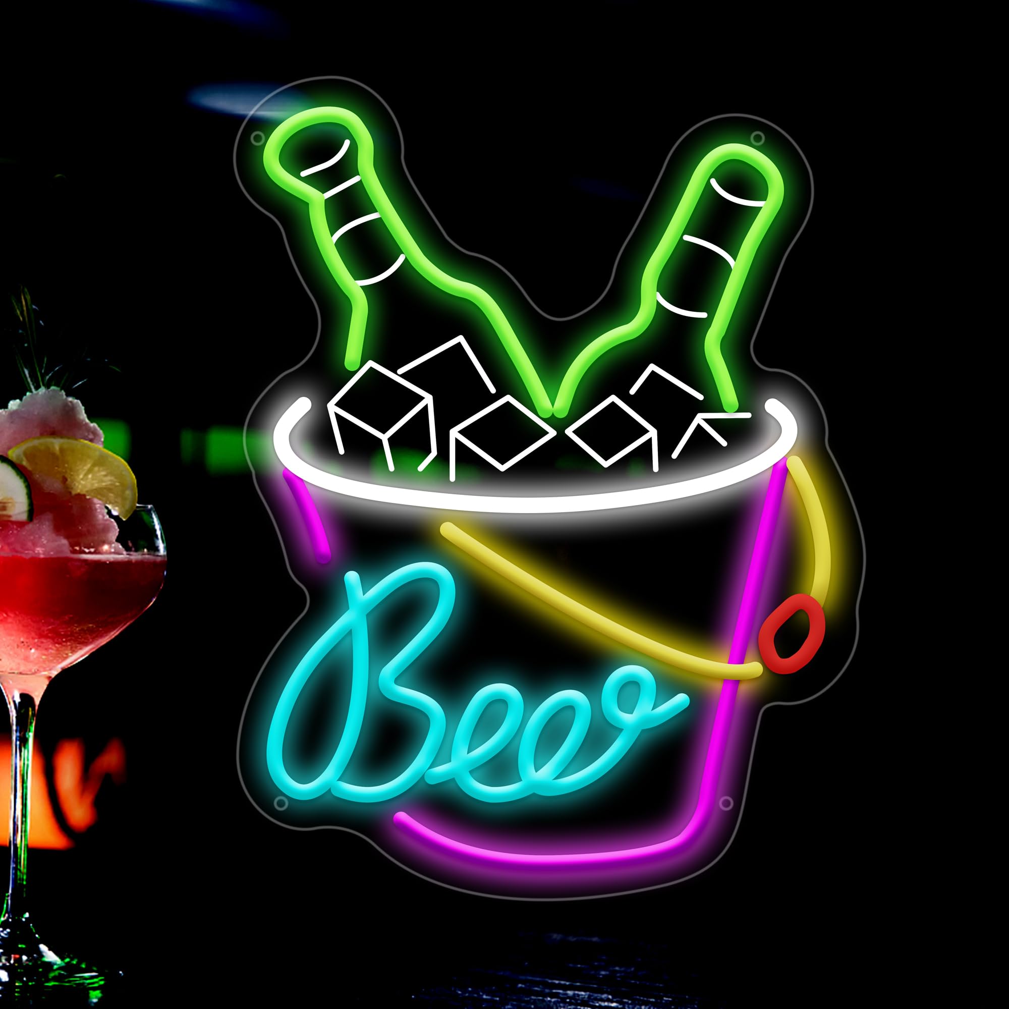 malt-inspired Neon Sign For Wall Decor Dimmable malt-inspired Neon Signs Bar Led Sign For Man Cave Light Up Sign For Bedroom Home Bar Shop Pub Bistro Party Hotel Game Room Decor Gifts