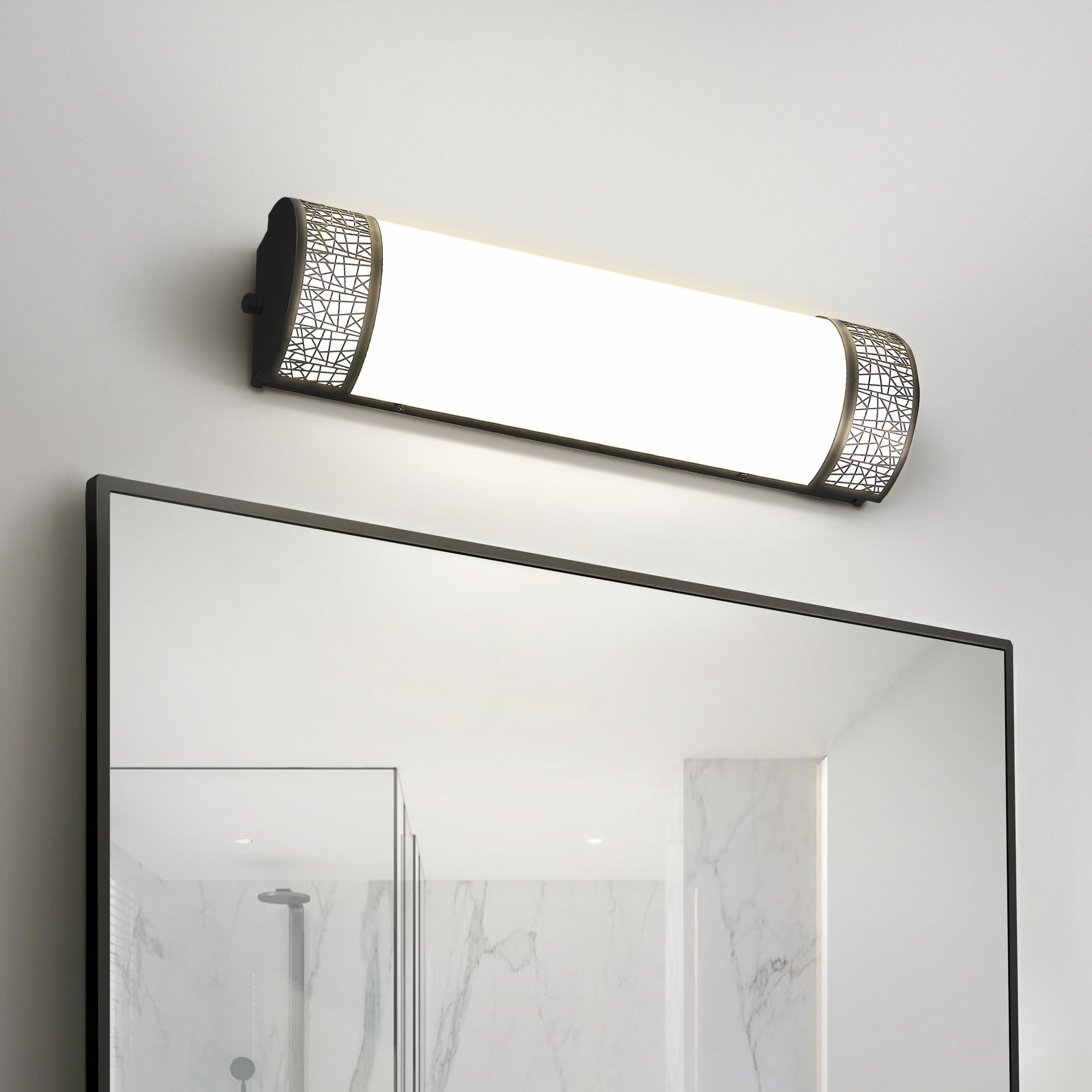 ASD 18 Inch LED Bathroom Vanity Light, 5CCT 2700K-5000K 20W, Dimmable Bathroom Light Fixtures, Modern Vanity Lights for Bathroom