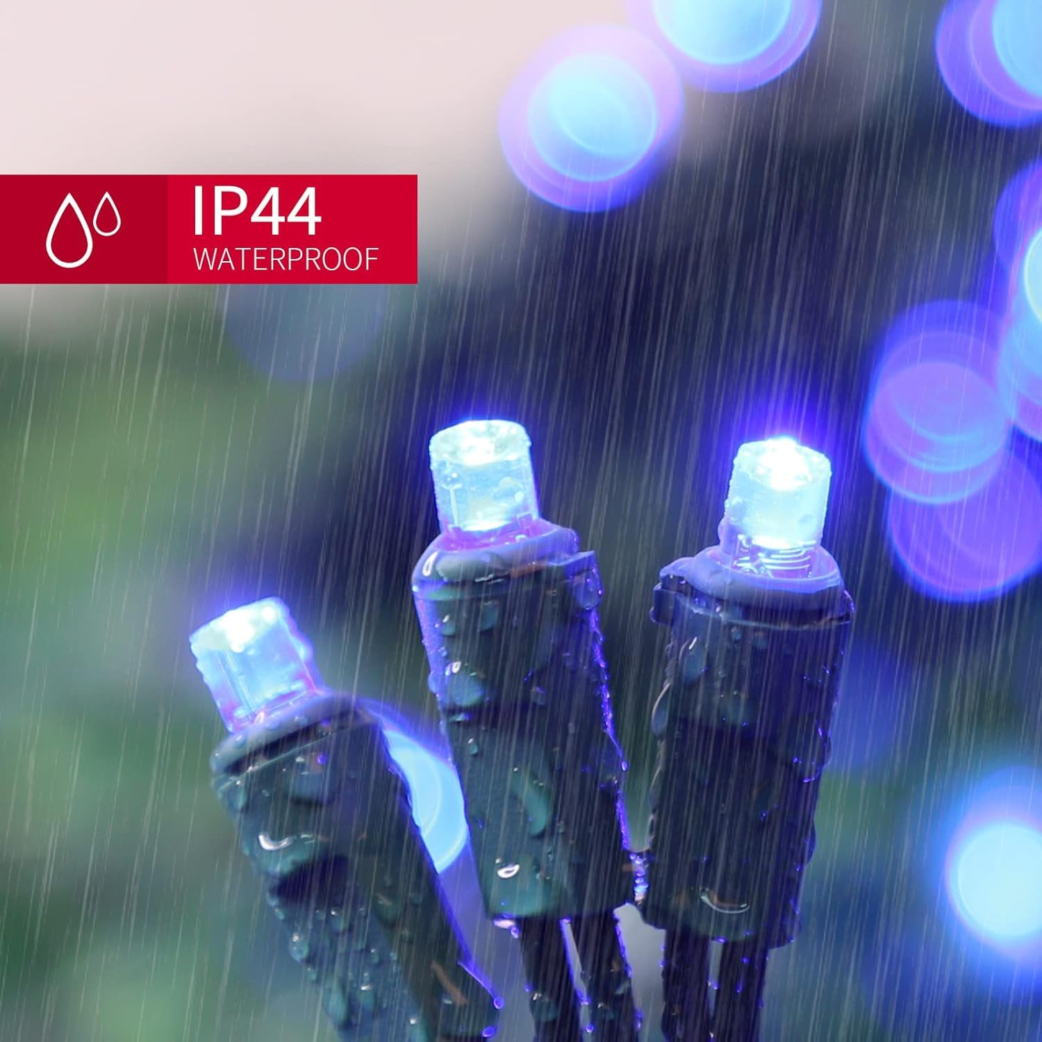 Lamphome 60 Count Blue - String Lights - Led Christmas Lights, Mini Led Lights For Indoor Outdoor Home Holiday Party Wedding Independence Day Decoration