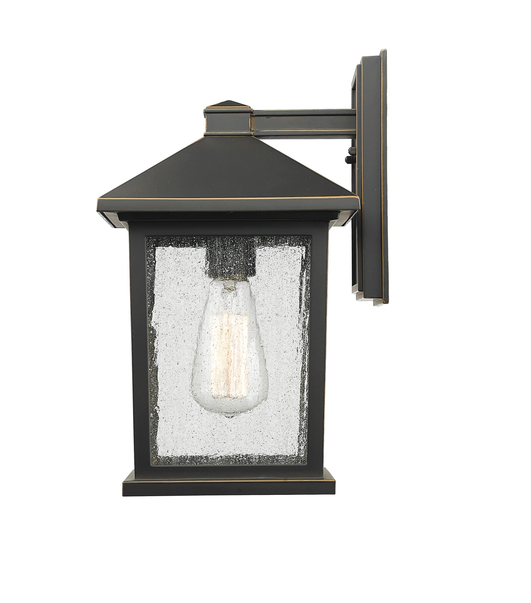 Z-Lite Outdoor Wall Light 531M-BK Aluminum Black 14.00inx9.13inx8.00in