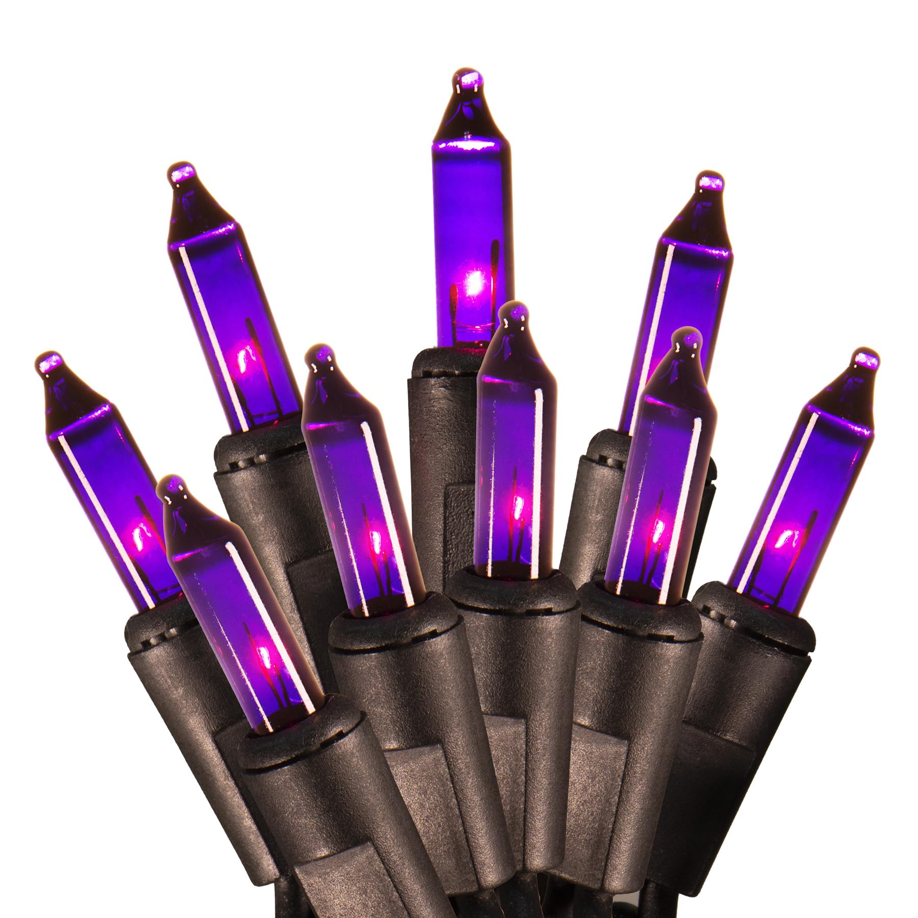 Halloween Decorations Purple String Lights, 21FT Purple Halloween String Lights of Purple Mini Lights 100 Count, Purple String Lights Indoor Plug in Outdoor Halloween Tree Decorations Party Yard Décor