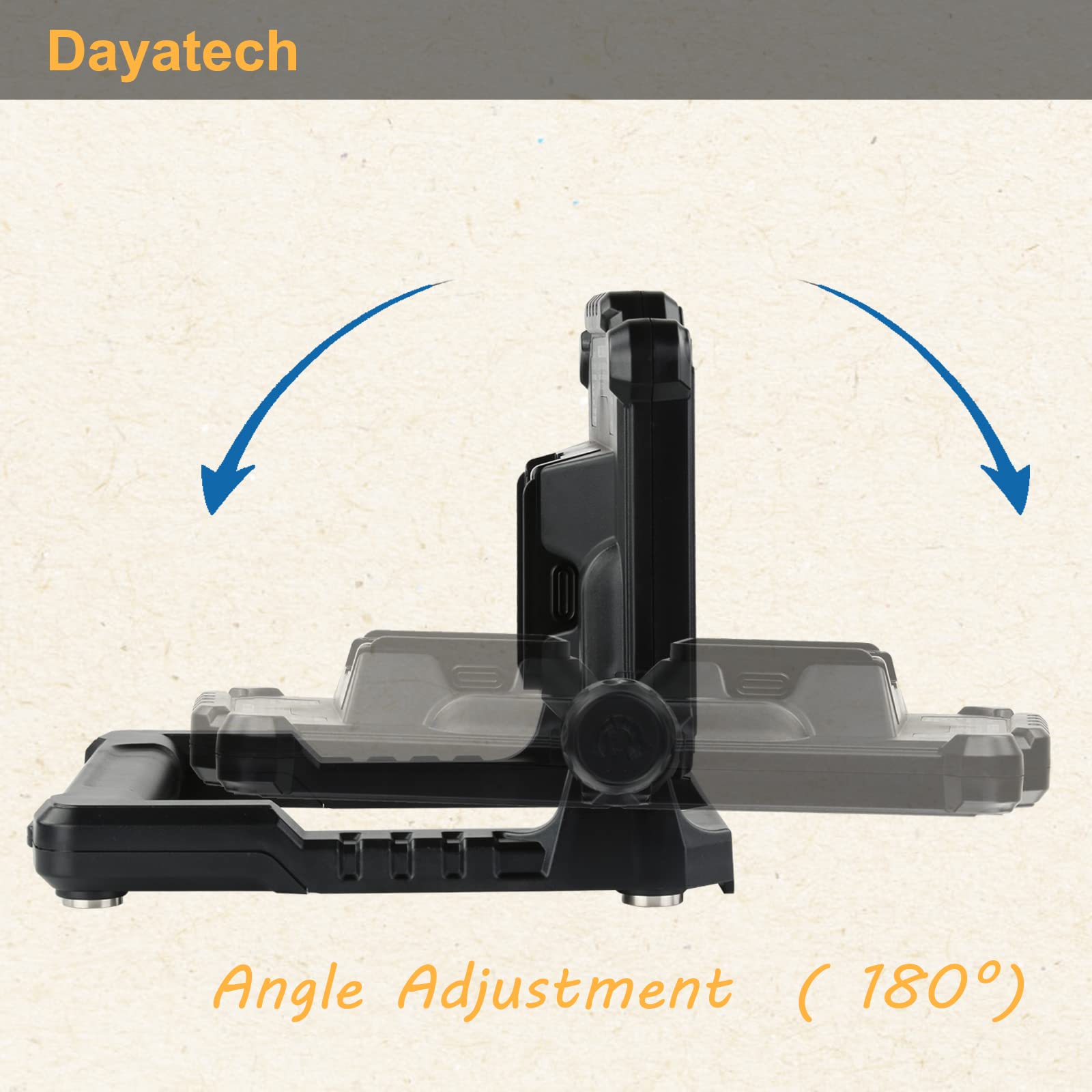 Dayatech Cordless Led Work Light Compatible With Dewalt And Milwaukee 18-20V Battery, Magnetic Base For Underhood, 4000 Lm 25 W