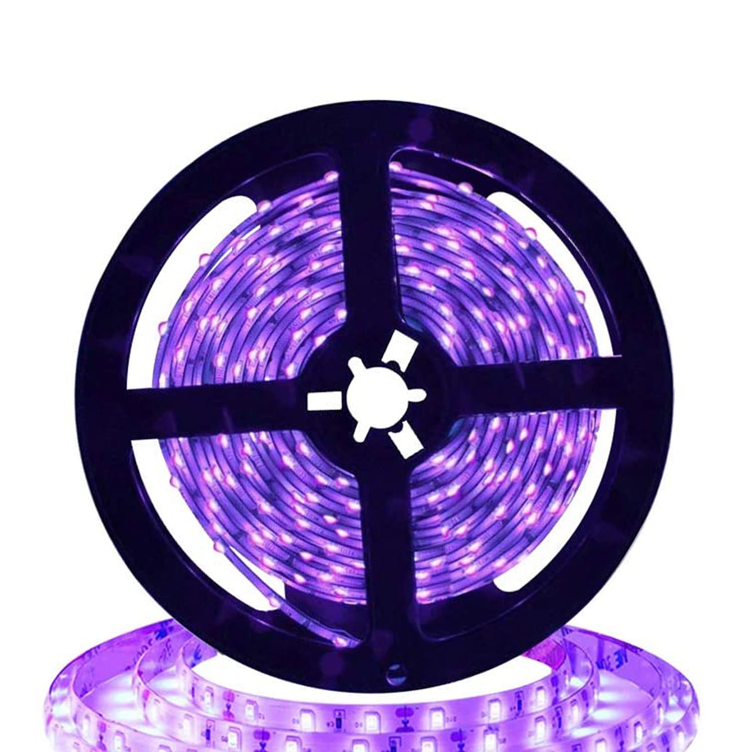 SUYOOULIN LED Strip Lights, SMD 2835, 16.4Ft, DC12V, 1200 LEDs, High Density, Non-Waterproof IP21, Purple