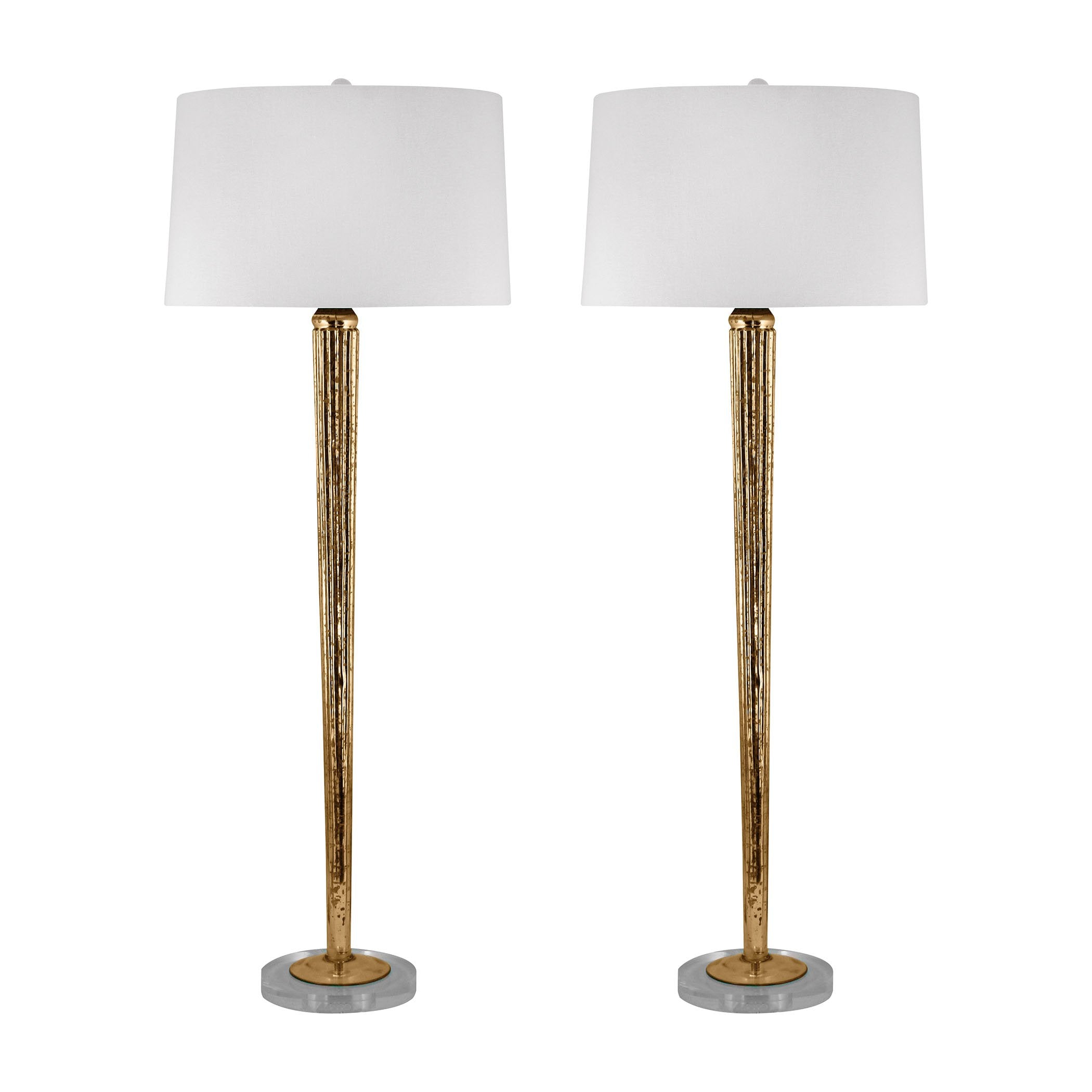 Elk Home 2-Light Mercury Glass Buffet Lamp Set - 37'' High In Mercury Gold