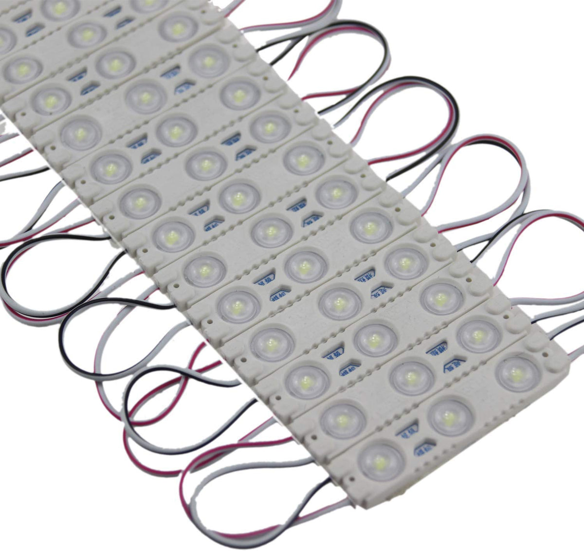 Rextin Super Bright 200Pcs 2835 3 Led Module Red Waterproof Decorative Light For Letter Sign Advertising Signs With Tape Adhesiv