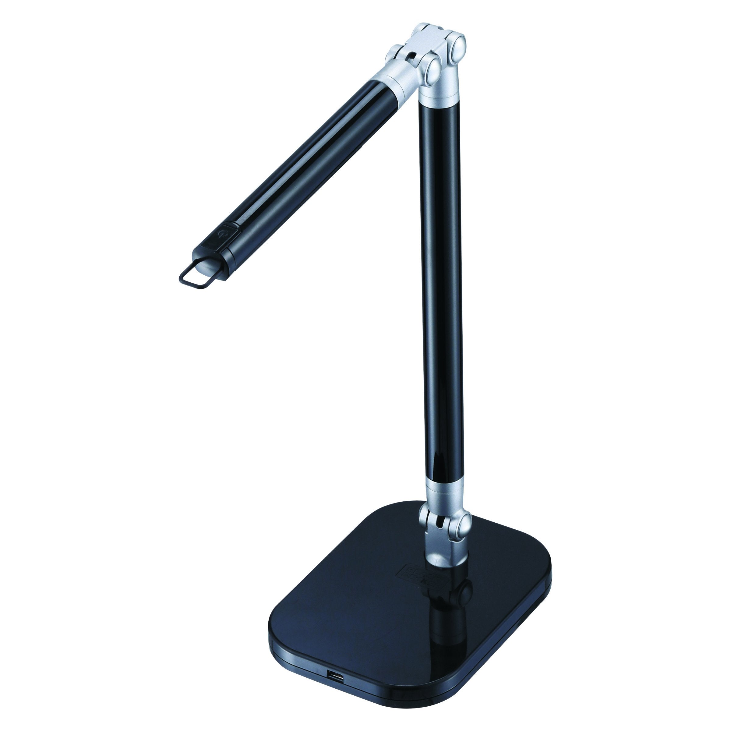 Black And Decker Office Led7Bar-Blk Pureoptics Exalt Bar 5W Flicker-Free Natural Daylight Led Desk Lamp With Usb Charging Port,