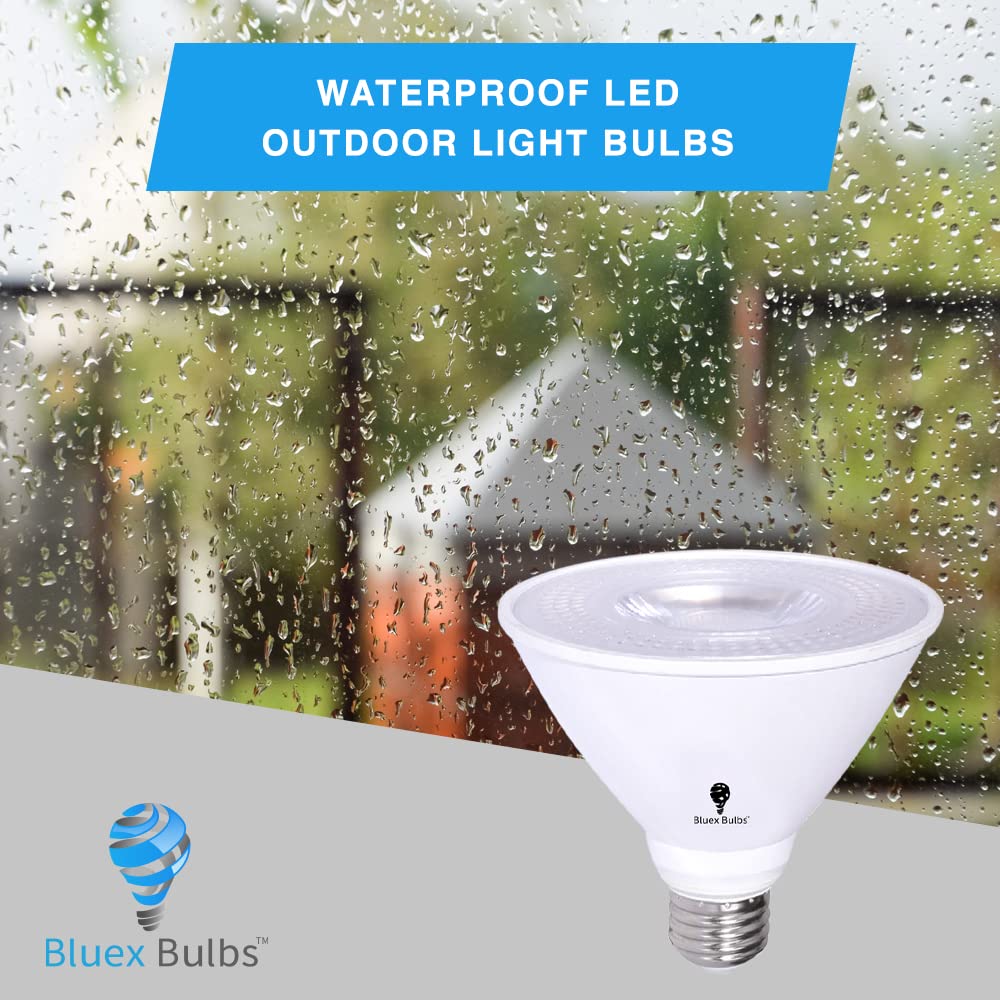 6 Pack Par30 Short Neck Led Flood Light Bulb 10W 75 Watt Equivalent 850 Lumens Waterproof E26 5000K Daylight Super Bright Par30