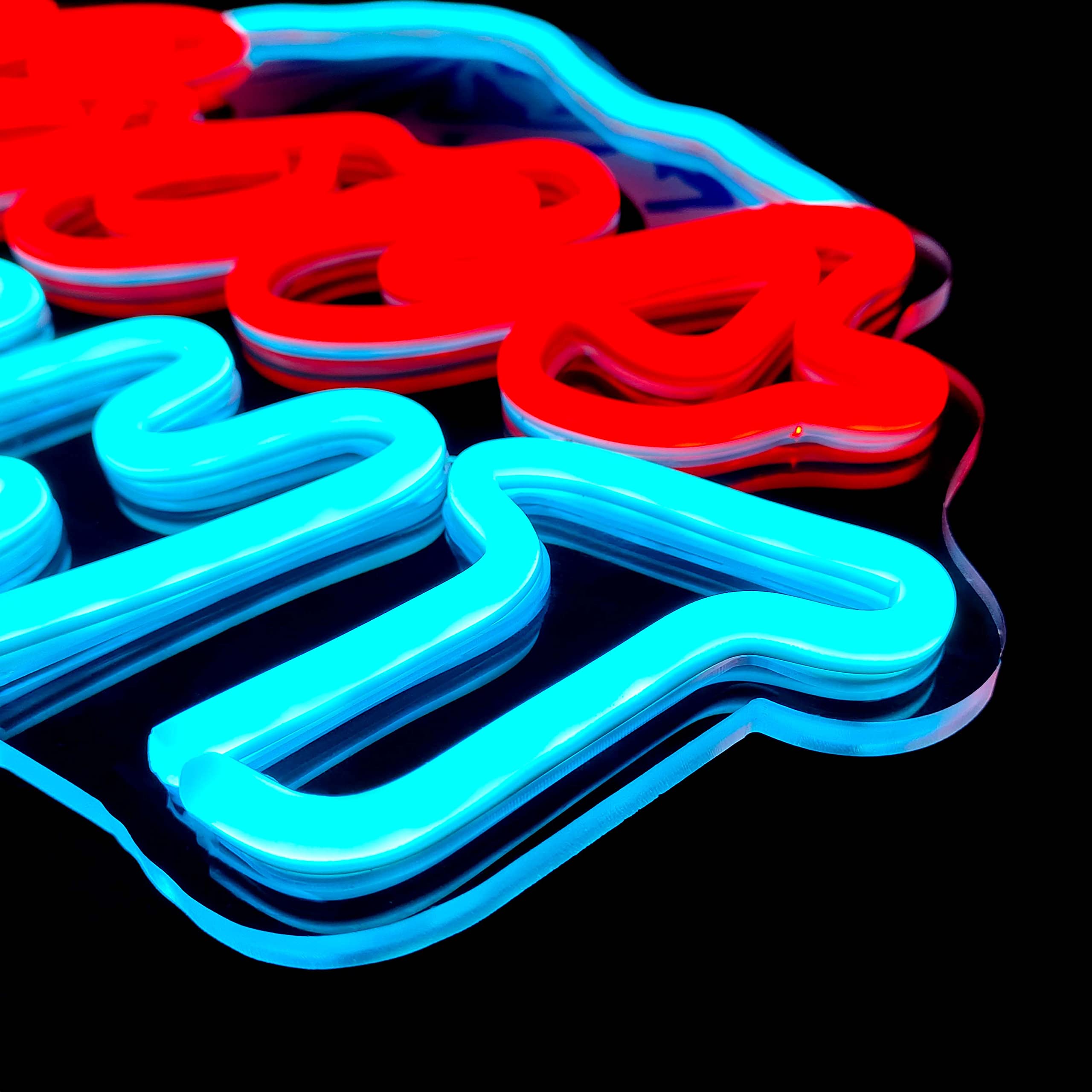 Beer Neon Sign Led Neon Beer Bar Signs For Man Cave Decor Beer Logo Sign With Mountain Pattern Printing Chill Mountain Home Bar