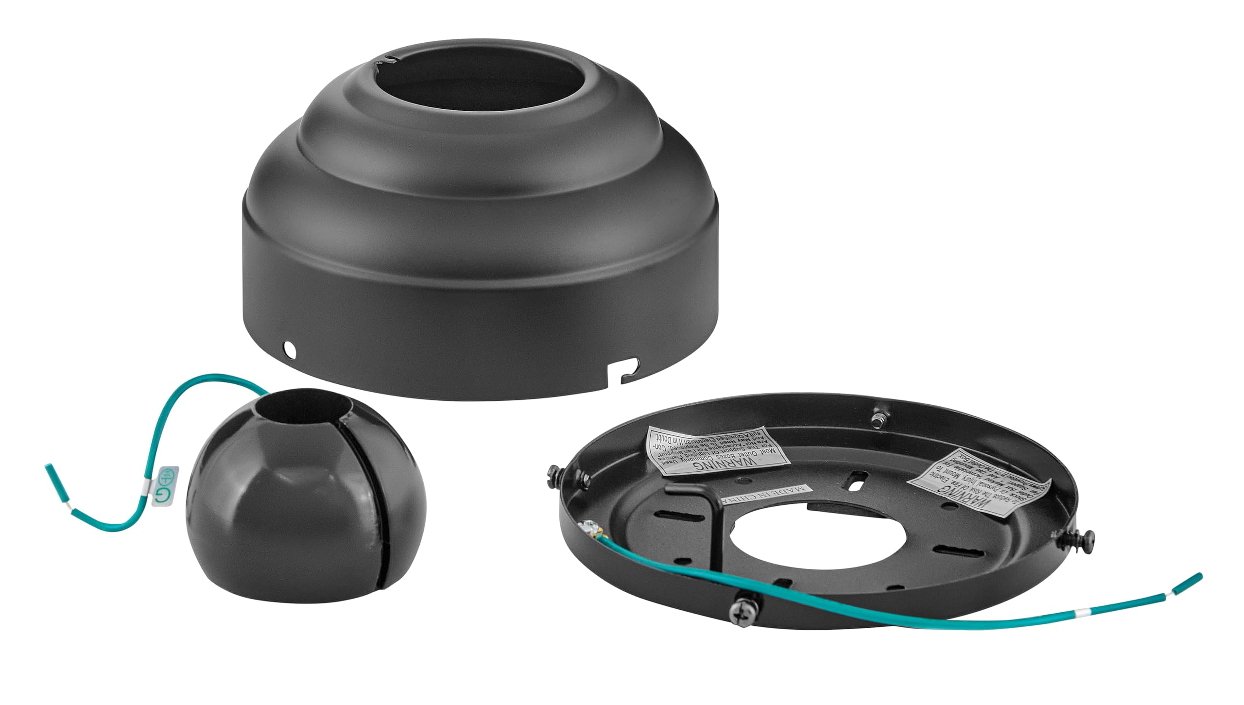 Hinkley Sloped Ceiling Canopy Kit - Downrod Not Included - Matte Black Finish