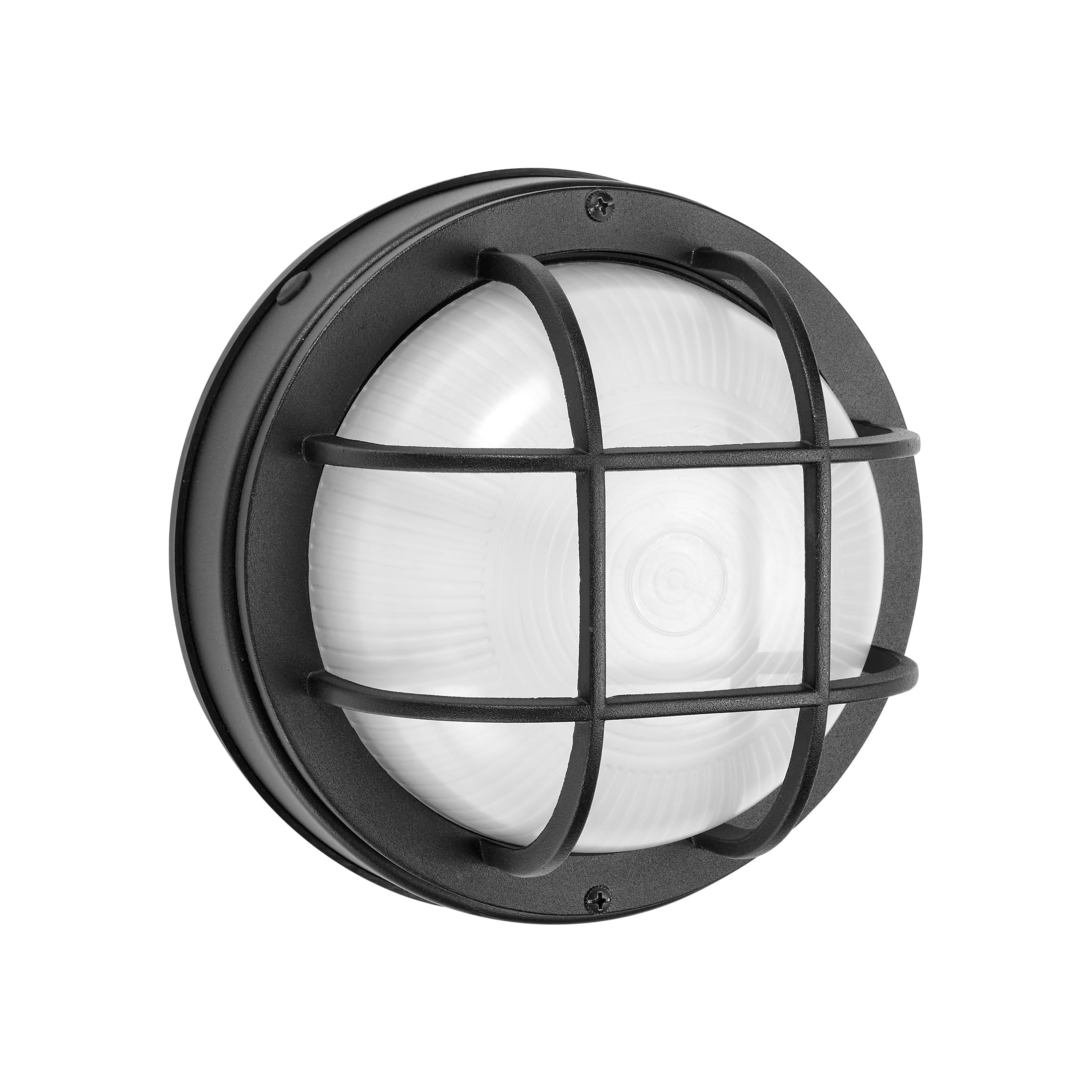 Maxxima LED Outdoor Bulkhead Light, 800 Lumens, 6 CCT 2700K/3000K/3500K/4000K/5000K/6500K, Flush Mount Nautical Round Fixture fo