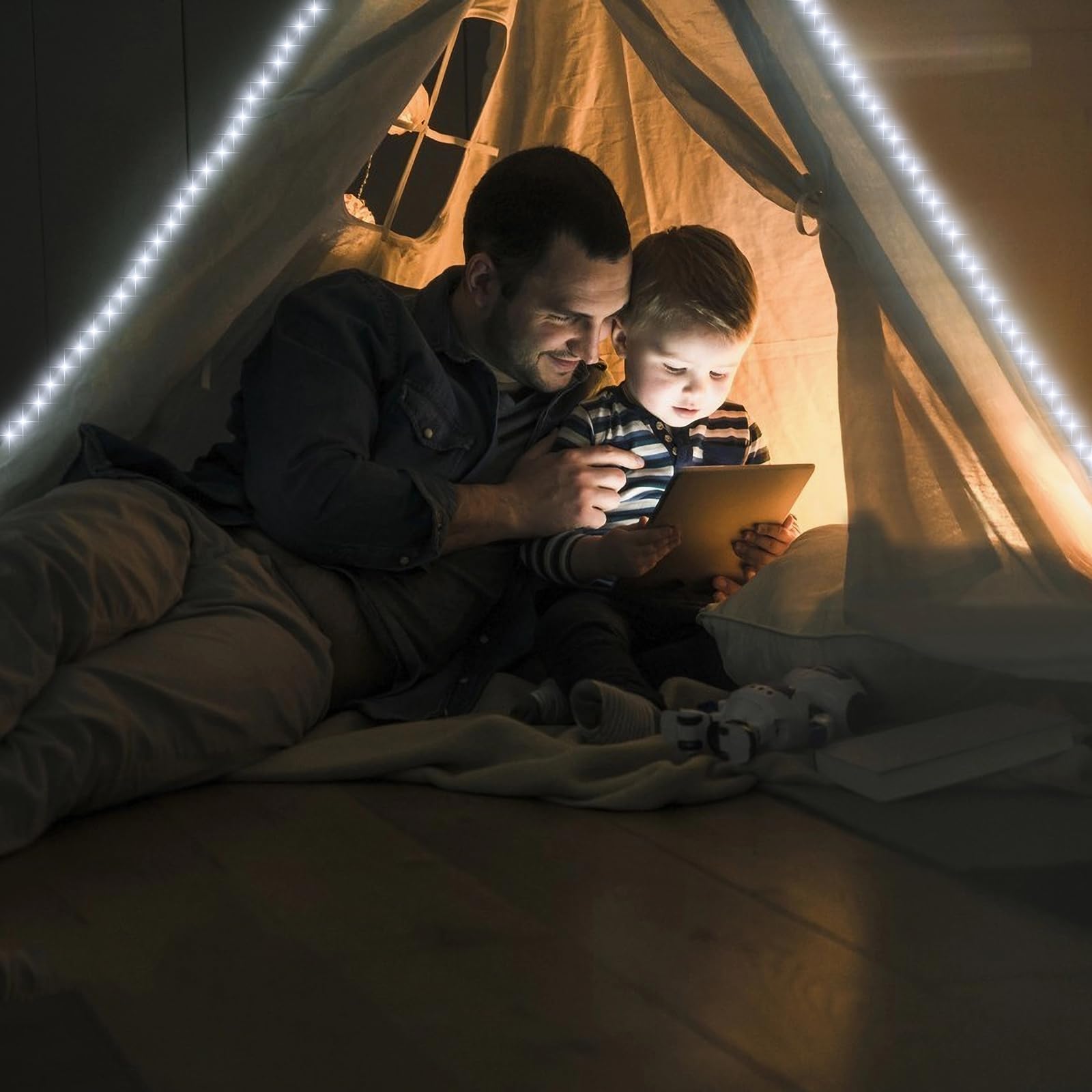 Solar Rope Lights Outdoor Waterproof, 39Ft 100Led Outdoor String Lights Clear Pvc Tube Fairy Lights, 8 Modes Trampoline Lights For Pool Tree Garden Yard Home Camping Wedding Halloween Holiday Decor