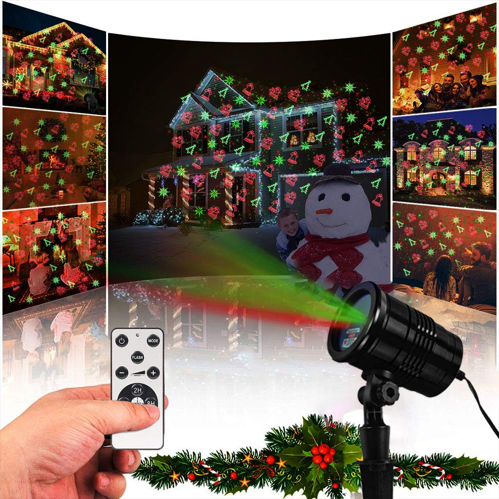 Christmas Laser Lights Outdoors Decoration Projector Light Waterproof Led Star Show For Xmas Decor House Home Yard Garden Patio