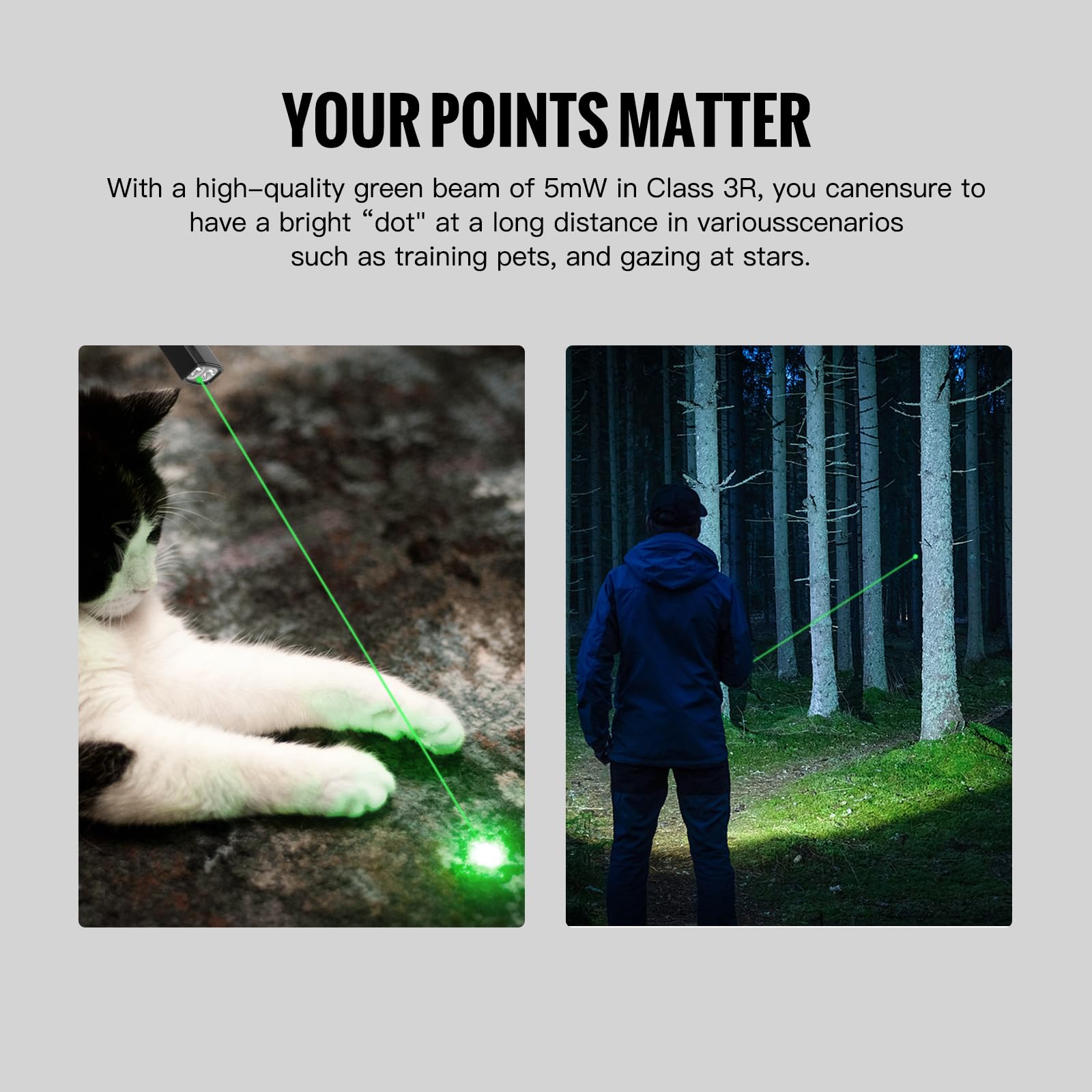 ThruNite Defender 3-in-1 EDC Flashlight - 1600 Lumens, White, UV & Green Light, Black