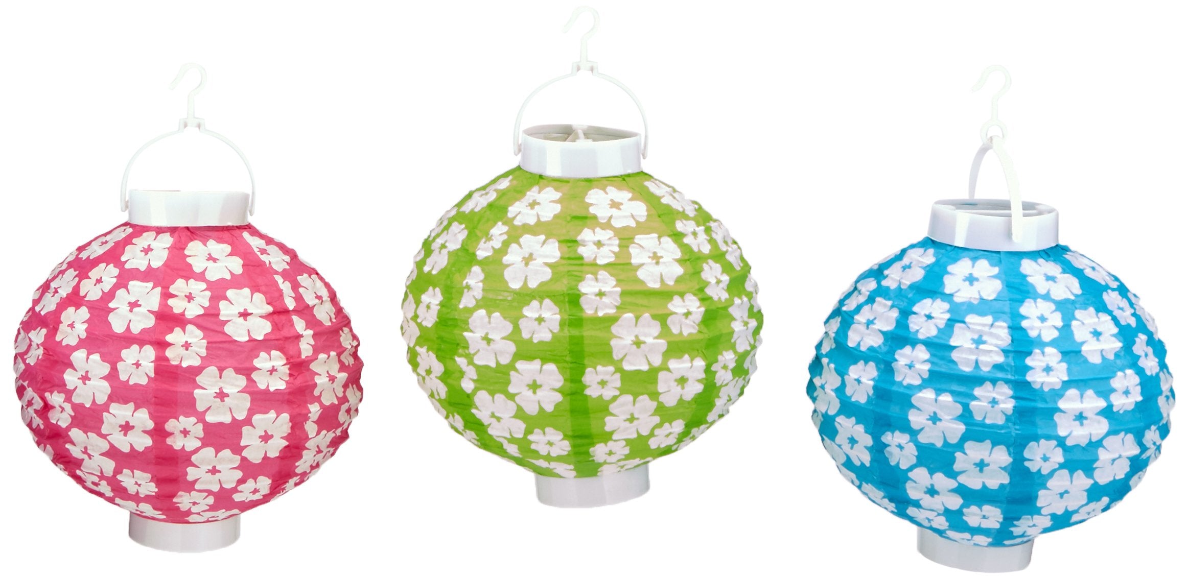 Light-Up Hibiscus Paper Lanterns