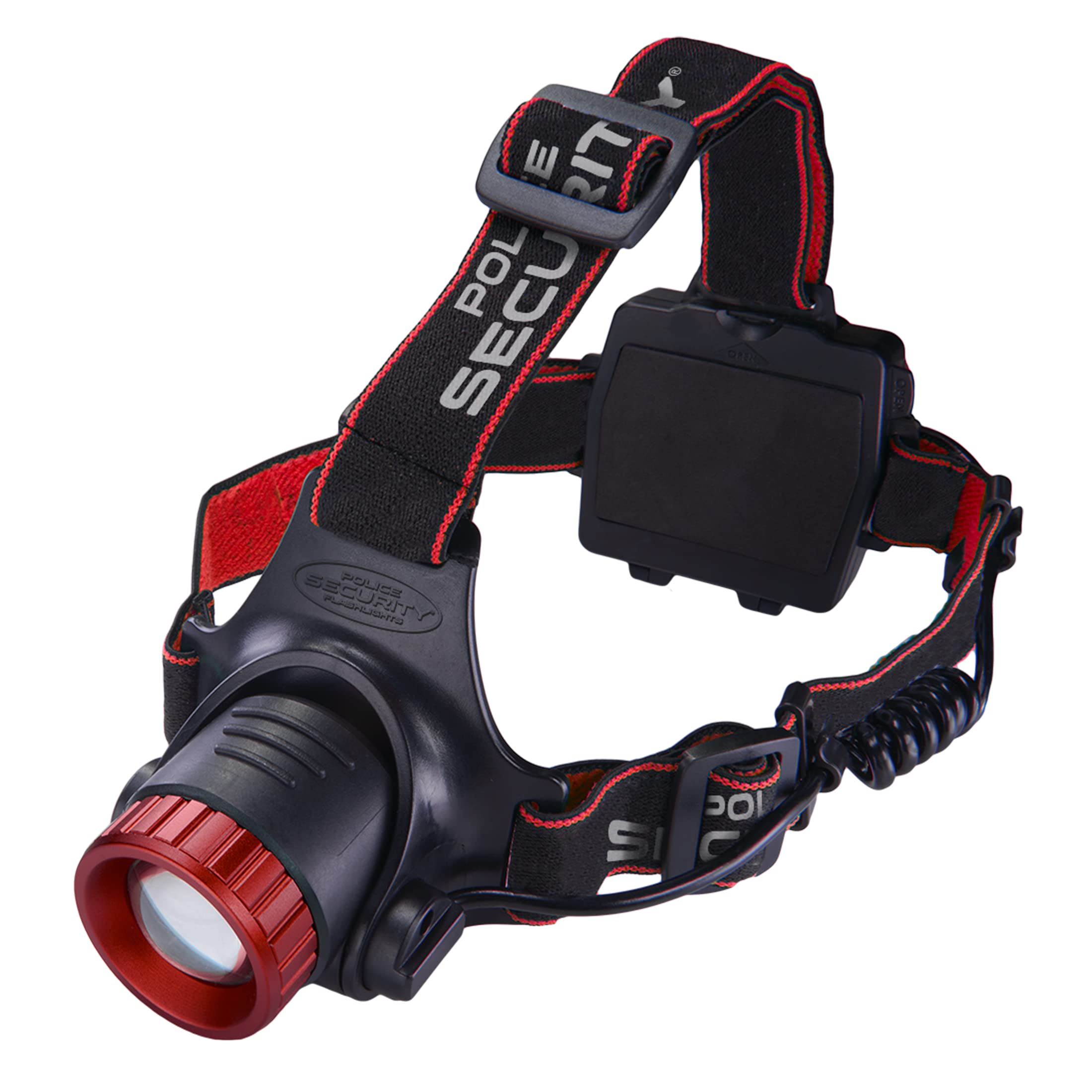 Police Security Lookout Headlamp - 1000 Lumens, Water Resistant, Model 98070, One Size, Plastic Material