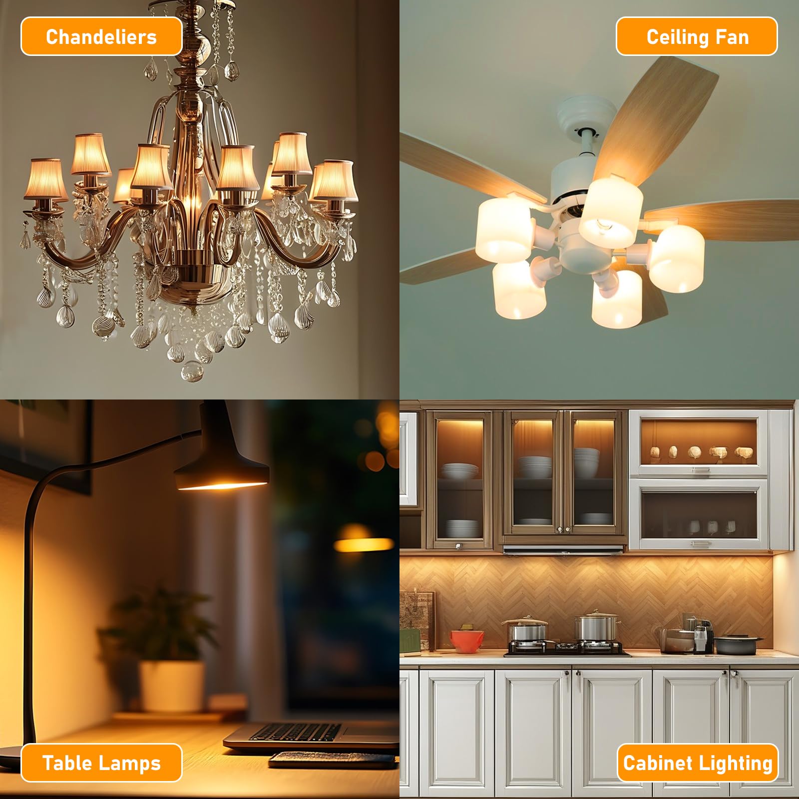 Jaenmsa Jde11 120V 75W Halogen Bulbs,T4 Jd E11 Mini Can 75W Tungsten Halogen Candelabra Bulb Dimmable,Warm White 2800K Replaceme