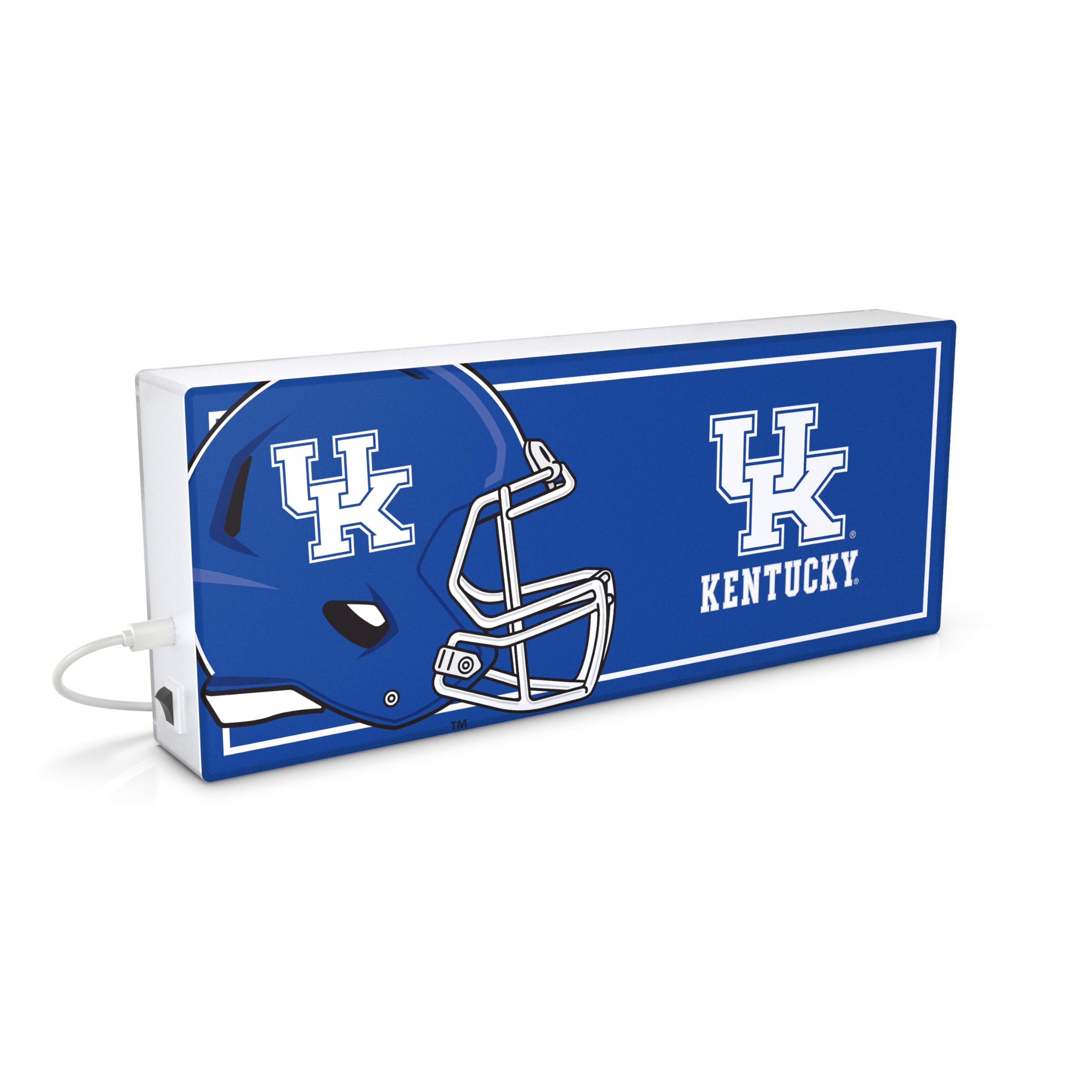 SOAR NCAA LED Ambience Light Box: Elevate Your Space with Officially Licensed Wall D  cor, Kentucky Wildcats