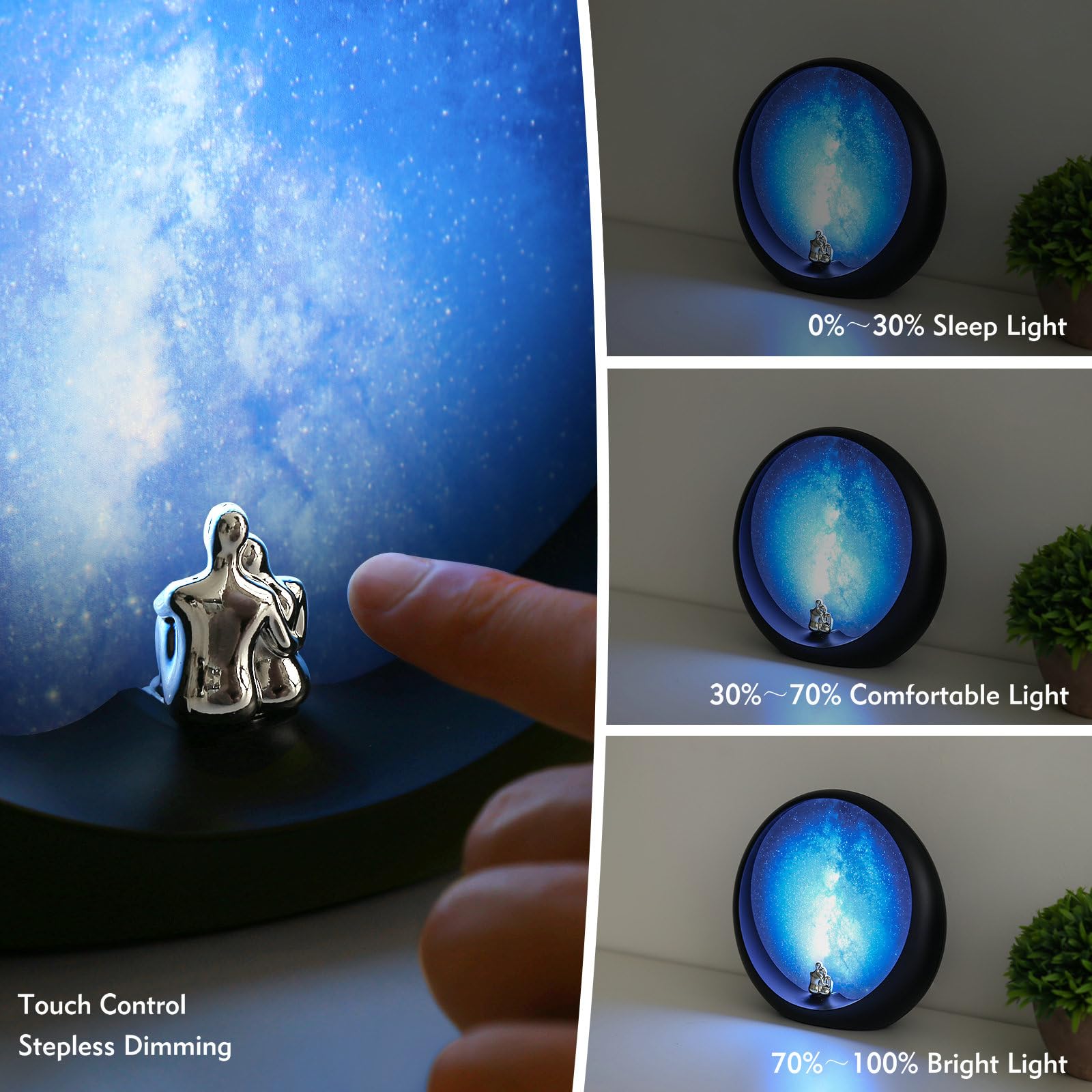 Mamre Galaxy Space Nightsky Light Unique Anniversary Birthday Valentine? Day Christmas Gift For Him/Her Snuggle Lovers Sitting U