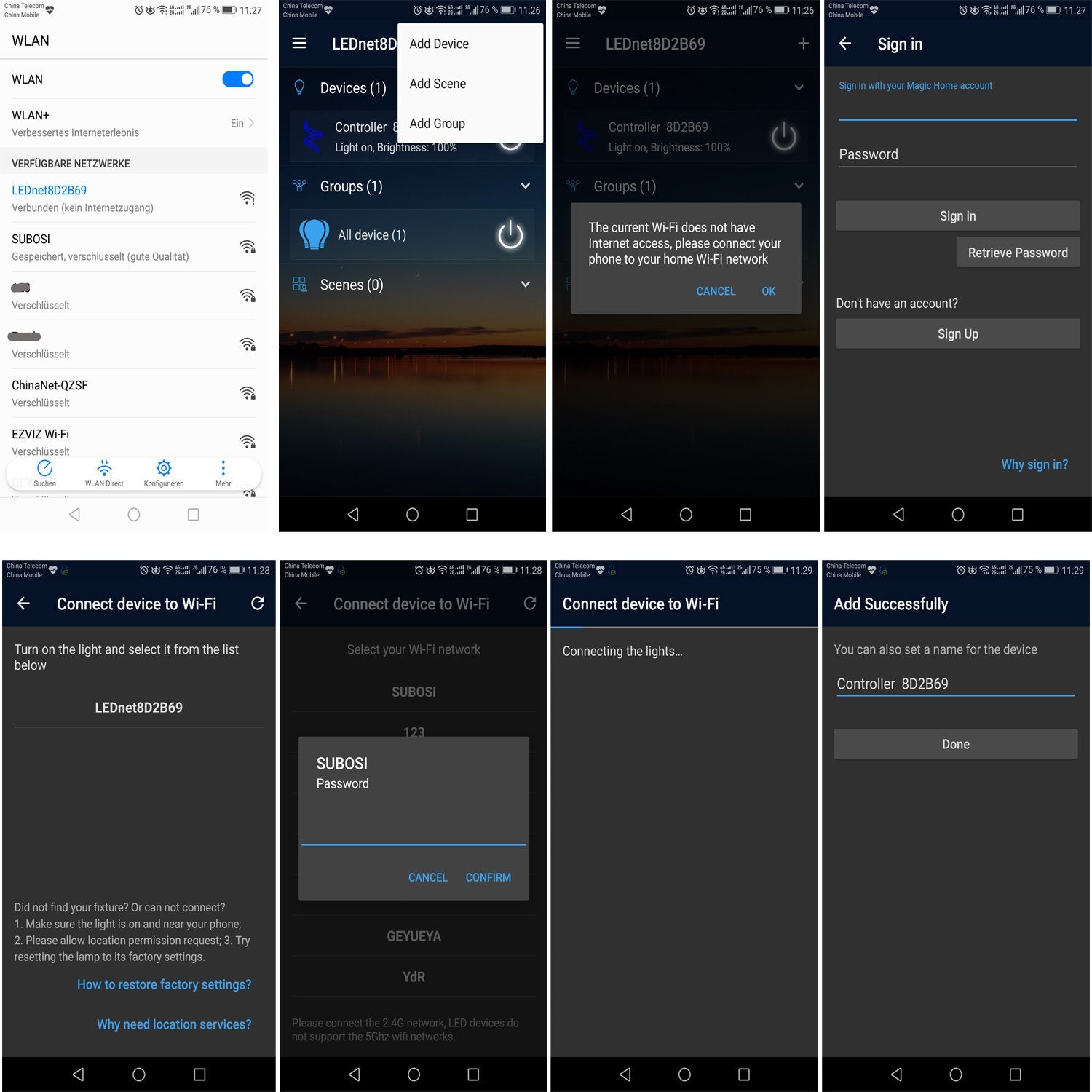 Fvtled Wifi Rgb Low Voltage Led Deck Lights Kit, 10Pcs F1.77 Wifi Wireless Smart Phone Control Work With Alexa Google Home Led R