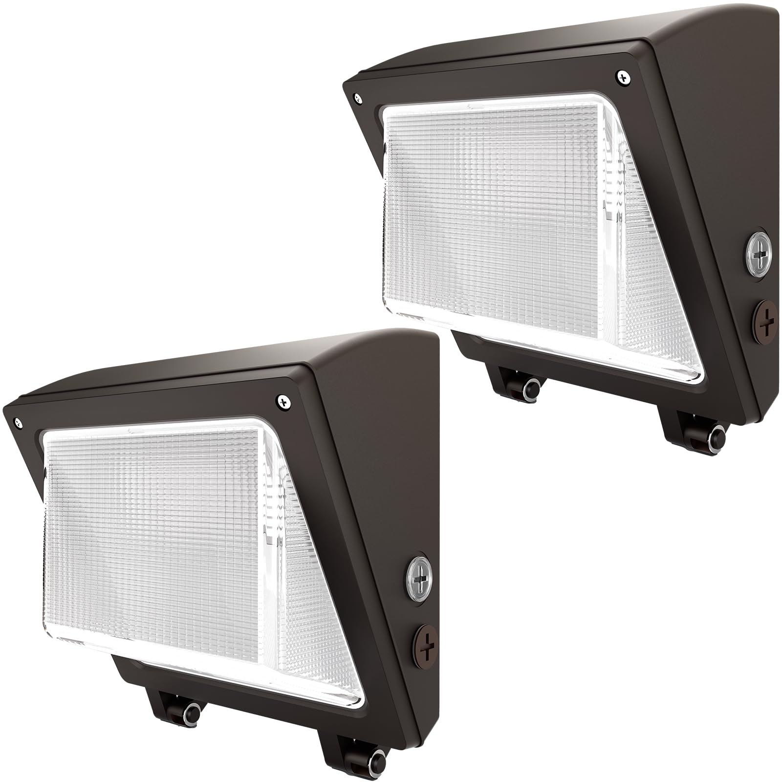 JTT LED Wall Pack Lights Outdoor with Dusk to Dawn Photocell, Selectable 75W/60W/45W, 9750LM/7800LM/5850LM, 6000K/5000K/4000K,Wa