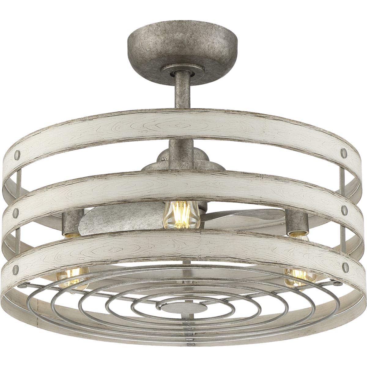 Progress Lighting P250012-141-22 Gulliver Ceiling Fans, 18-1/8'' X 23-1/2'', Gray