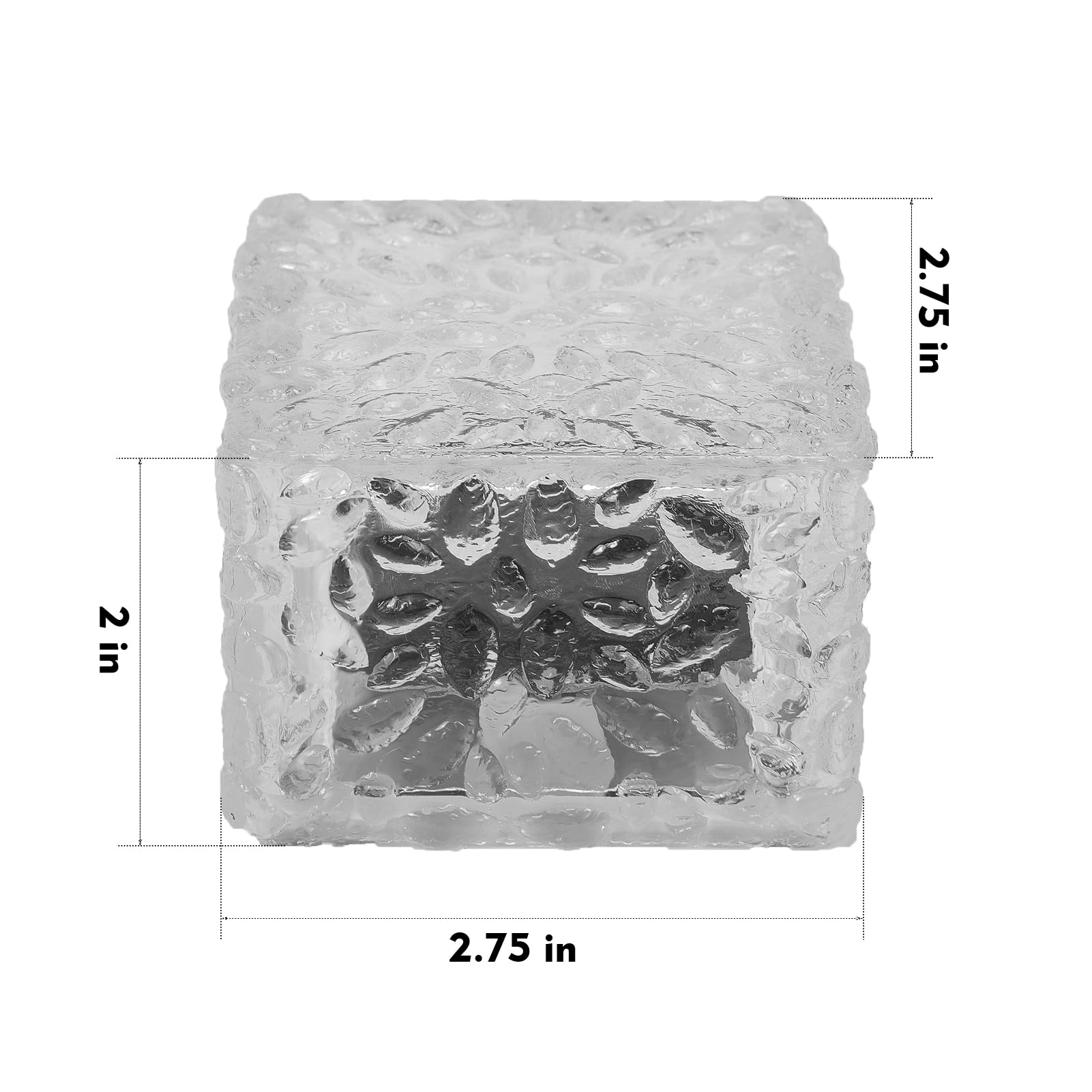 Mlknk Solar Brick Lights-Outdoor Solar Lights For Yard-Solar Brick Landscape Path Light 6 Pack Led Light Brick Garden Decor For Pathway Patio Walkway Backyard Decoration