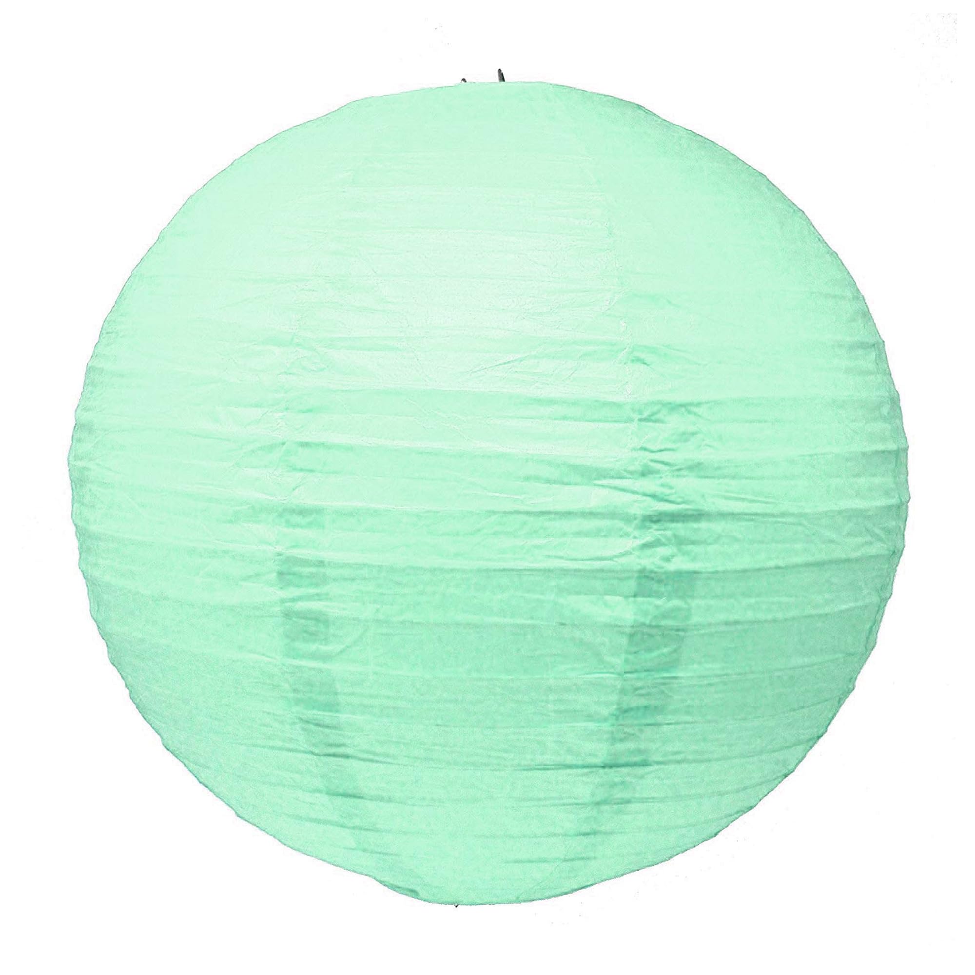 Mudra Crafts Mint Paper Lanterns Wedding Party Decorations - 12 In 10 Round Japanese Chinese Lanterns Decorative Hanging Ceiling