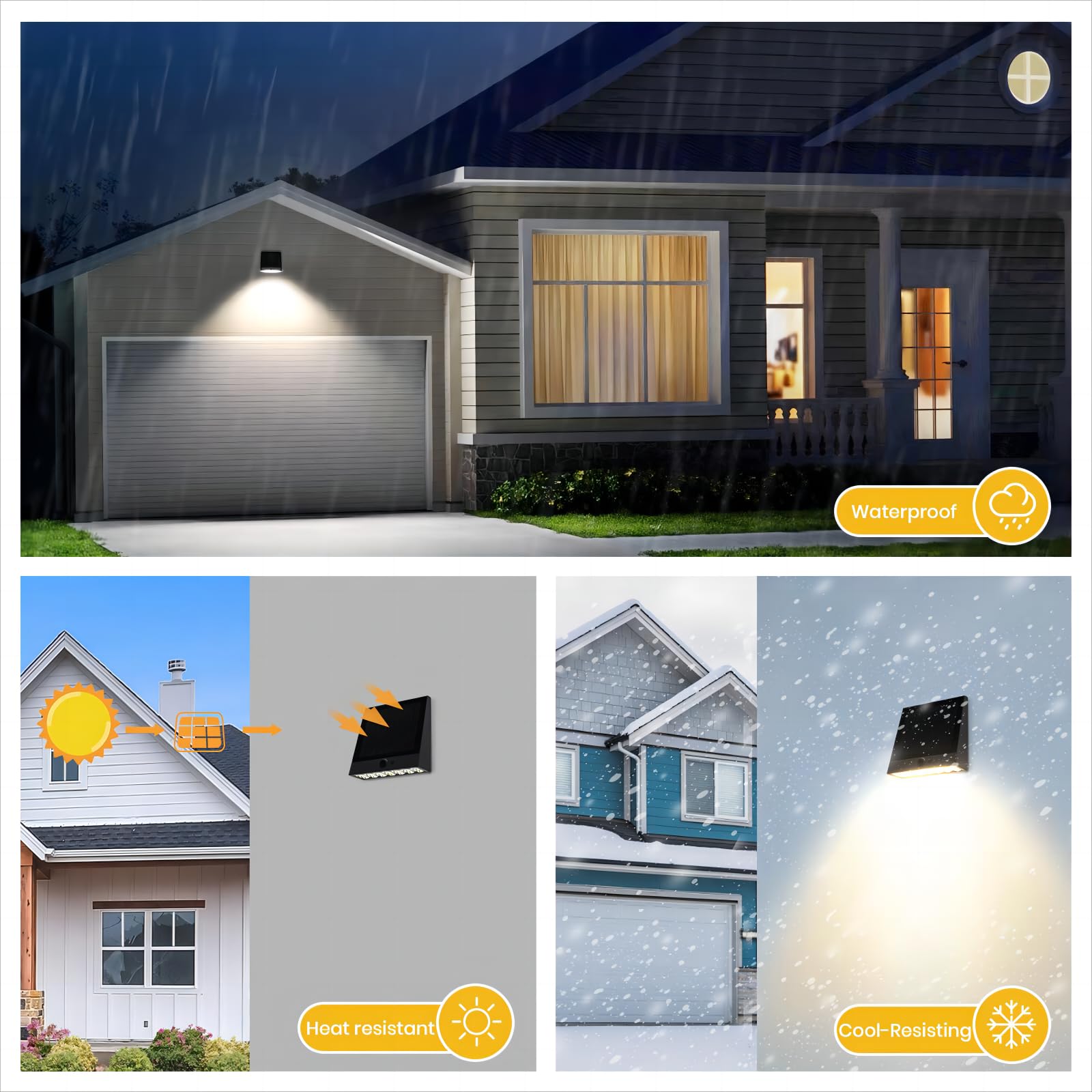 SOTTLOT Solar Flood Lights 1000LM IP65 Waterproof Motion Sensor 4 Modes Dark Grey Model SWL-25