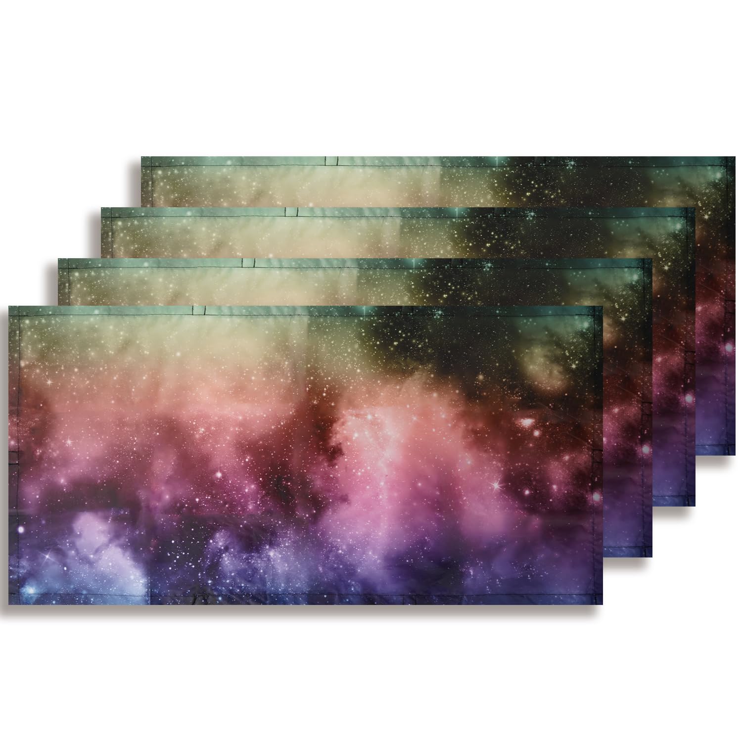 Molvyan 4 Pcs Fluorescent Light Covers for Ceiling Lights Classroom Office Magnetic Light Filters Light Diffusers for Reducing H