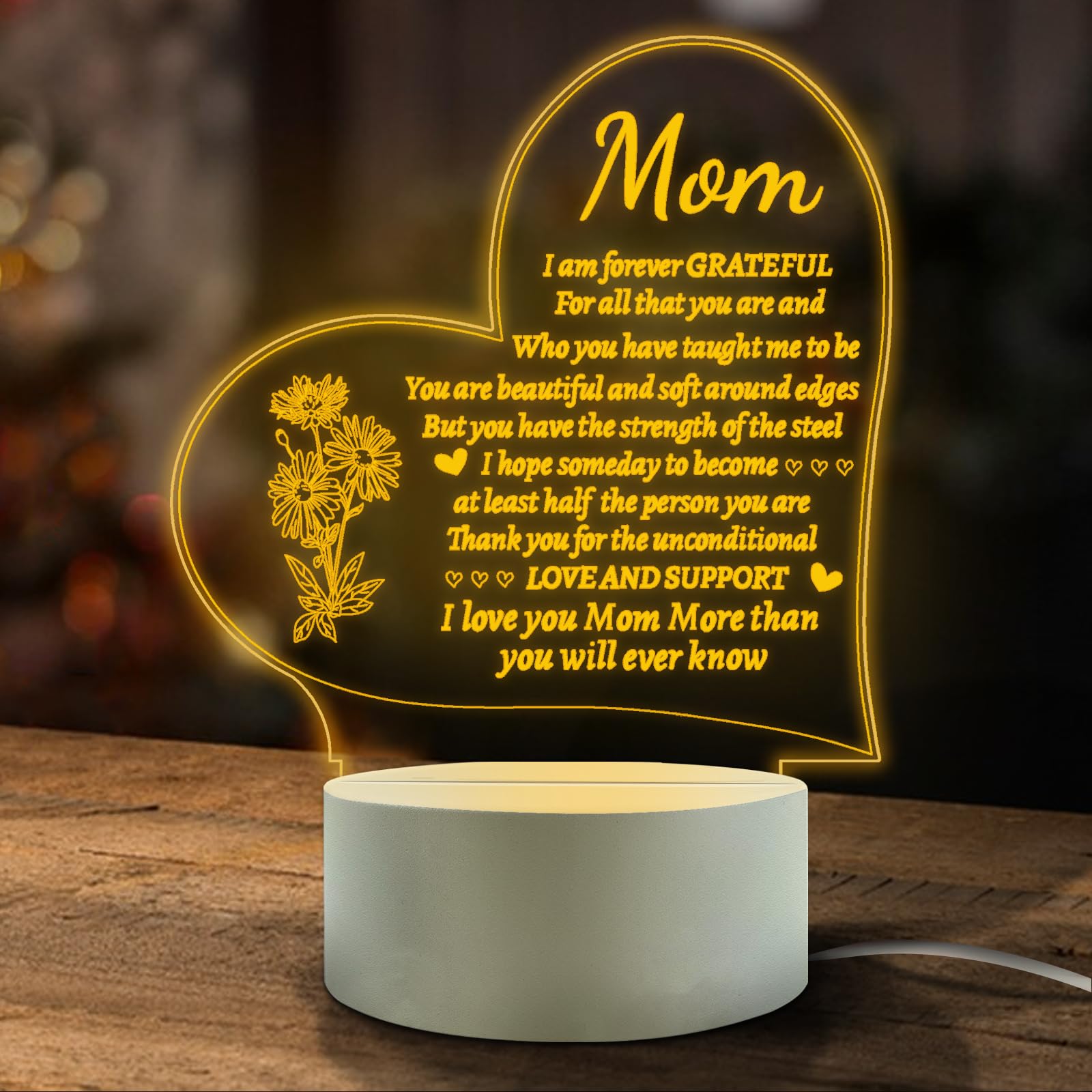 FEBDEY Lovely Mother-Best Mom Birthday Gifts from Daughter Son