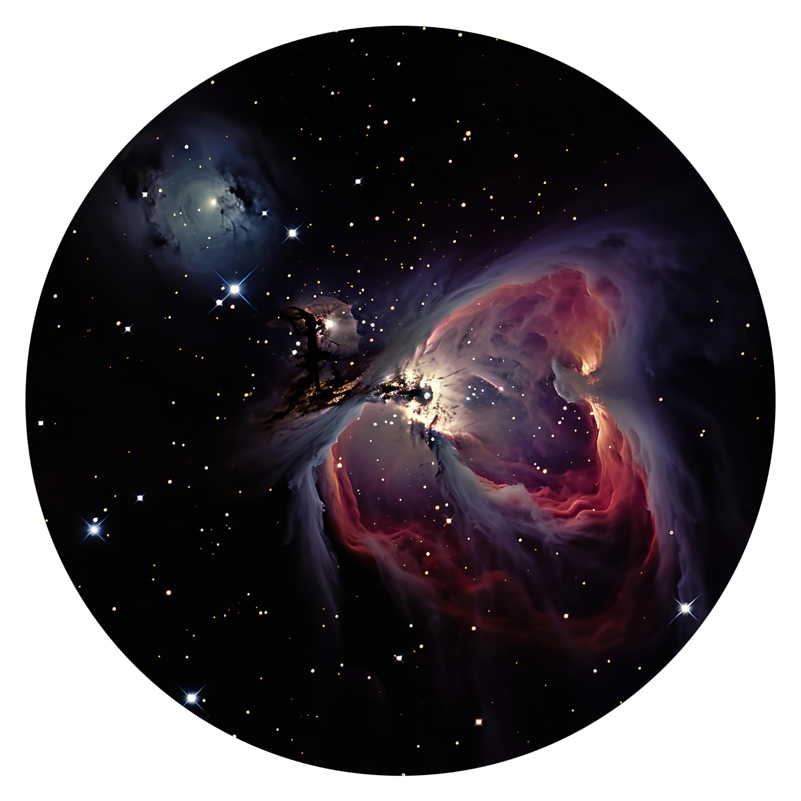 Orzorz Slide Discs Galaxy Night Light Plus Home Planetarium Projector (Work Star Projector Plus) (Orion Nebula)