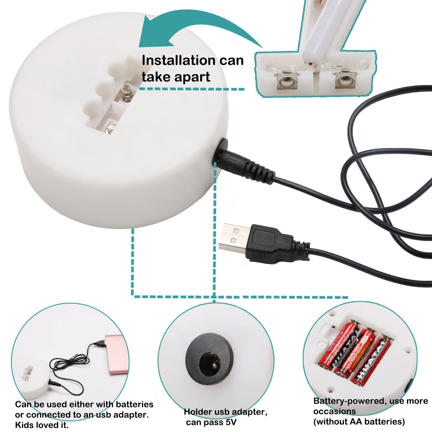 Nordstylee Neon Rainbow Light Sign - Led Night Decor For Kids, Parties, Christmas, Weddings