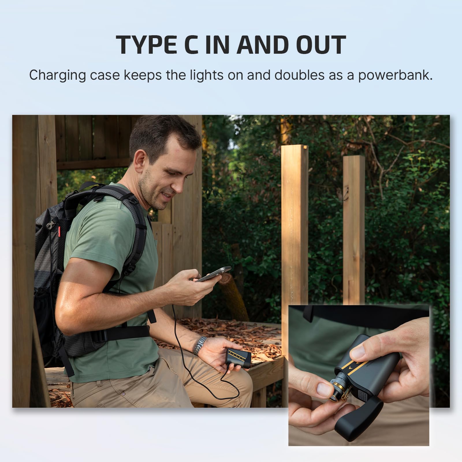 Olight Baton4 Premium Edition Edc Flashlight 1300 Lumens With Type-C Charging Case, Powered By Rechargeable Battery, Small Led L