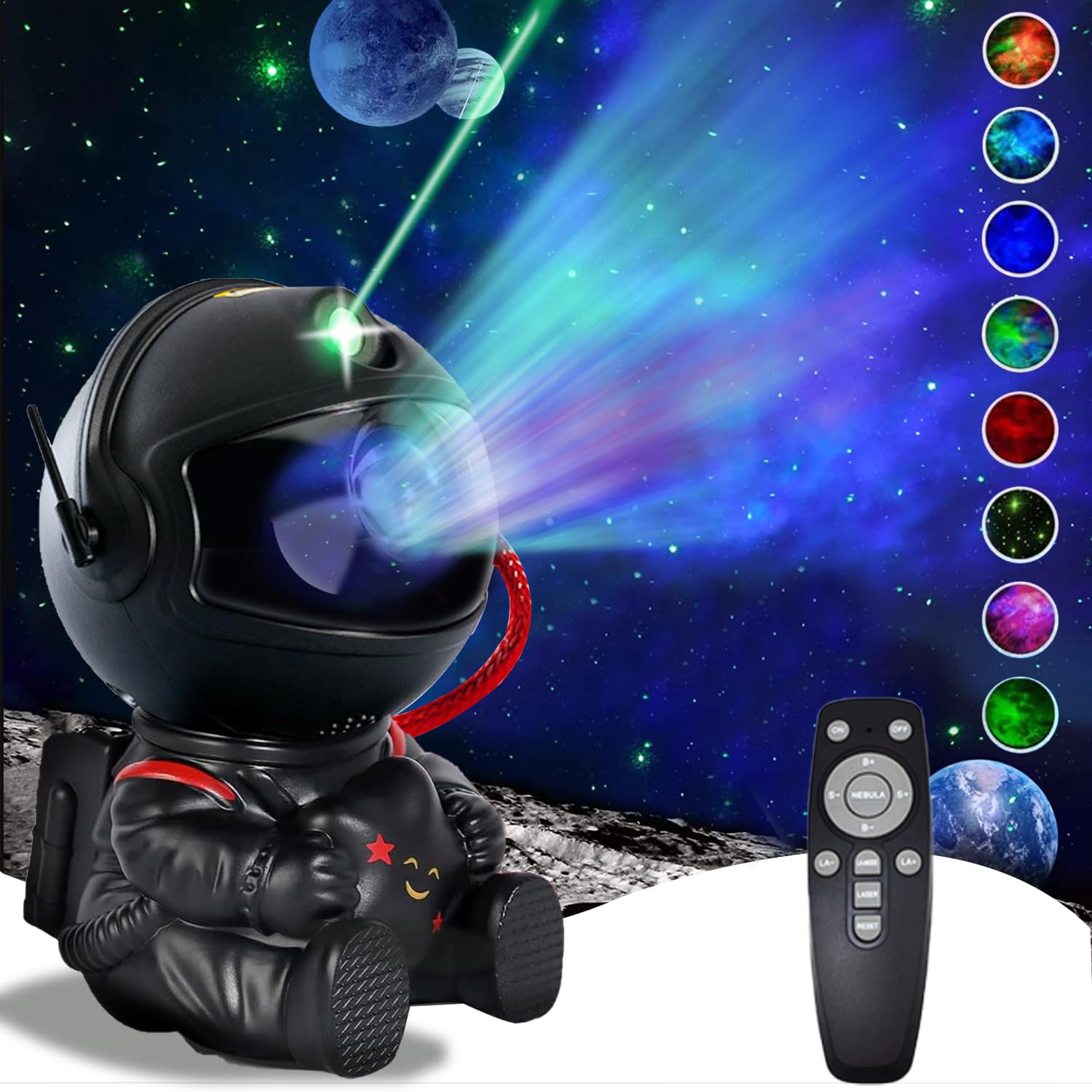 Astronaut Star Projector, Galaxy Projector Light, Kids Night Light, Nebula Star Ceiling Night Light,Gifts for Birthdays, Valenti