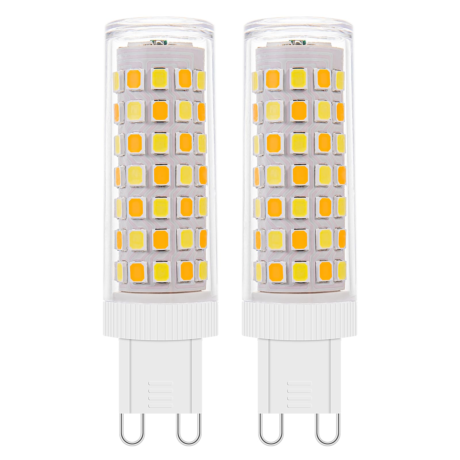 2Pack Dimmable Wi-Fi Smart Led Bulbs With G9 Base,Compatible With Amazon Alexa And Google Assistant-Warm To Cool White(2700K-600