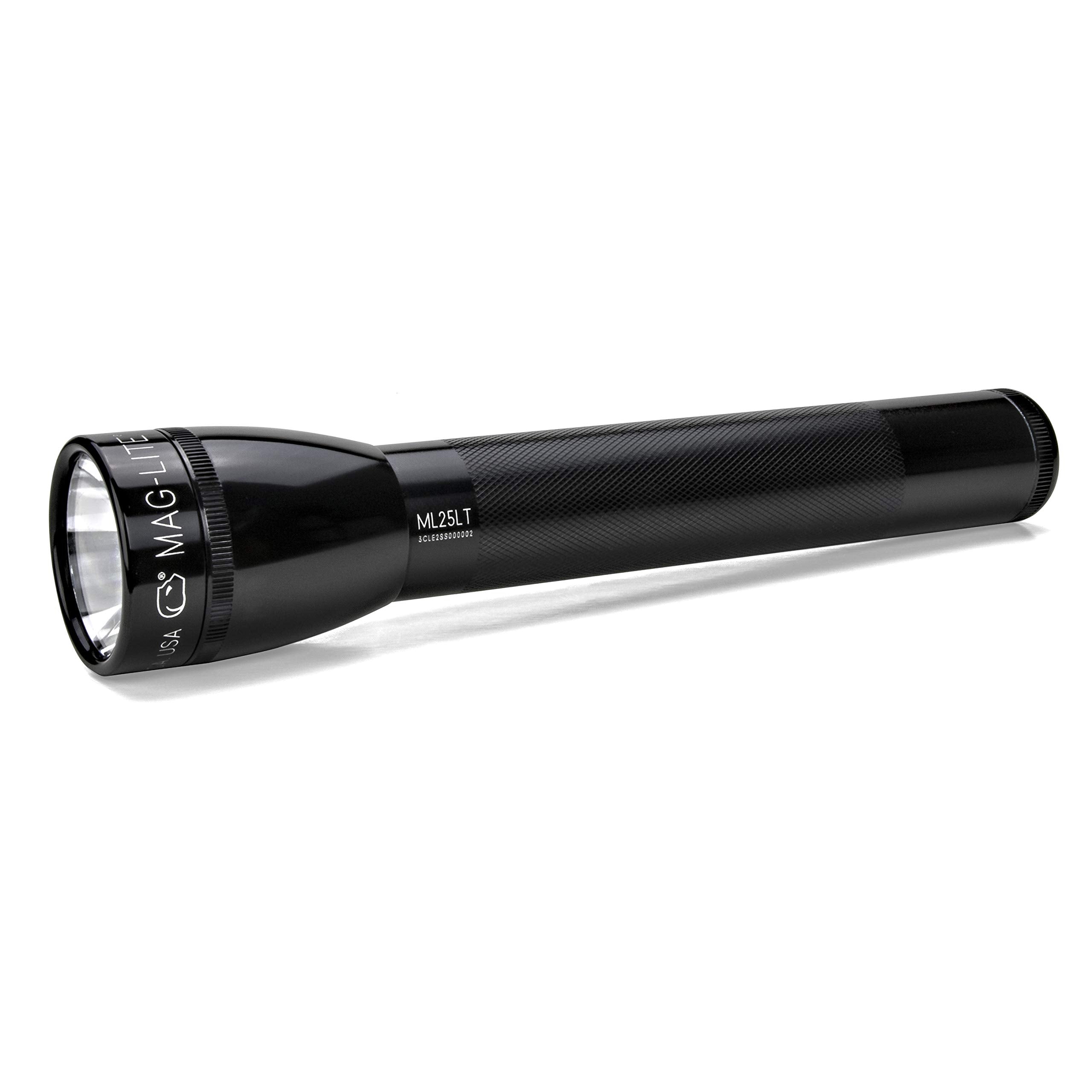Maglite ML25LT LED 3-Cell C Flashlight  Black - ML25LT-S3016-New