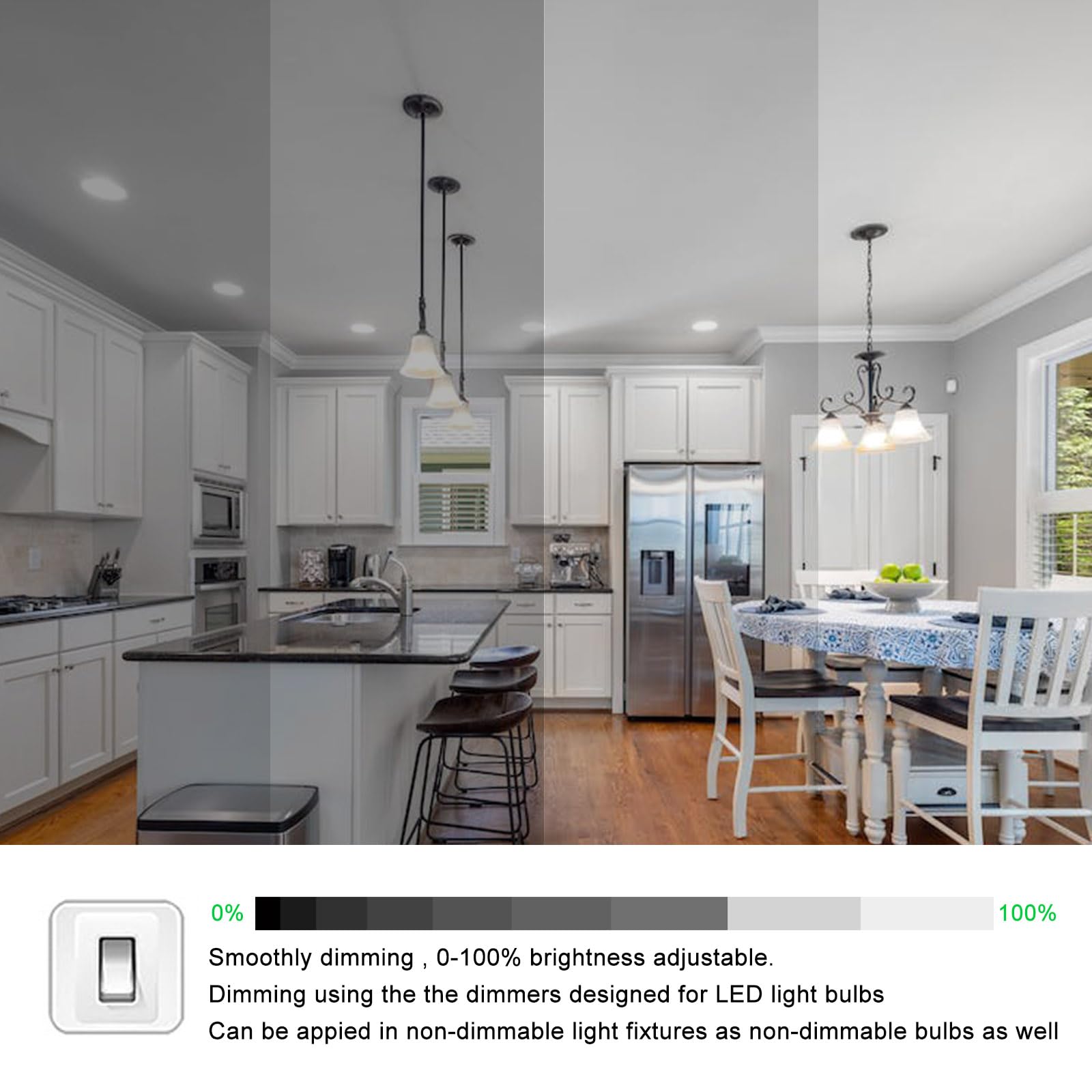 Lflampon Kei D28X Kel 2816X Freezer Bulb Replacement, E17 Led Bulb Dimmable, E17 Light Bulbs Daylight 5000K 4W, E17 Intermediate