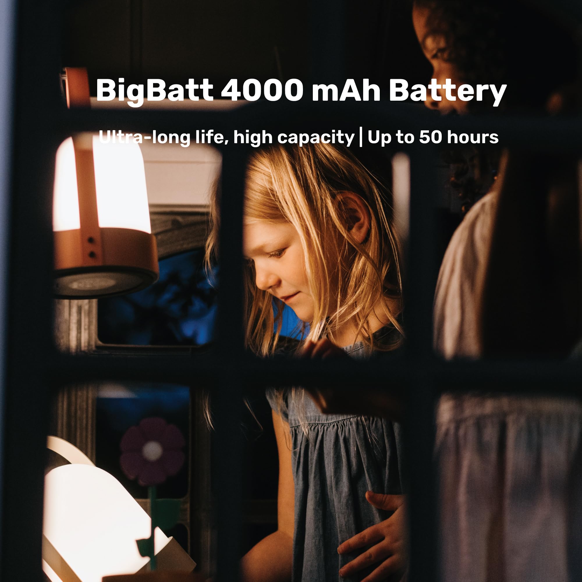 Bask Kin 3.0 Portable Cordless Lantern Table Lamp | Usb Rechargeable | Powerful Long-Lasting 4000Mah Battery | Kids Bedroom | Ea