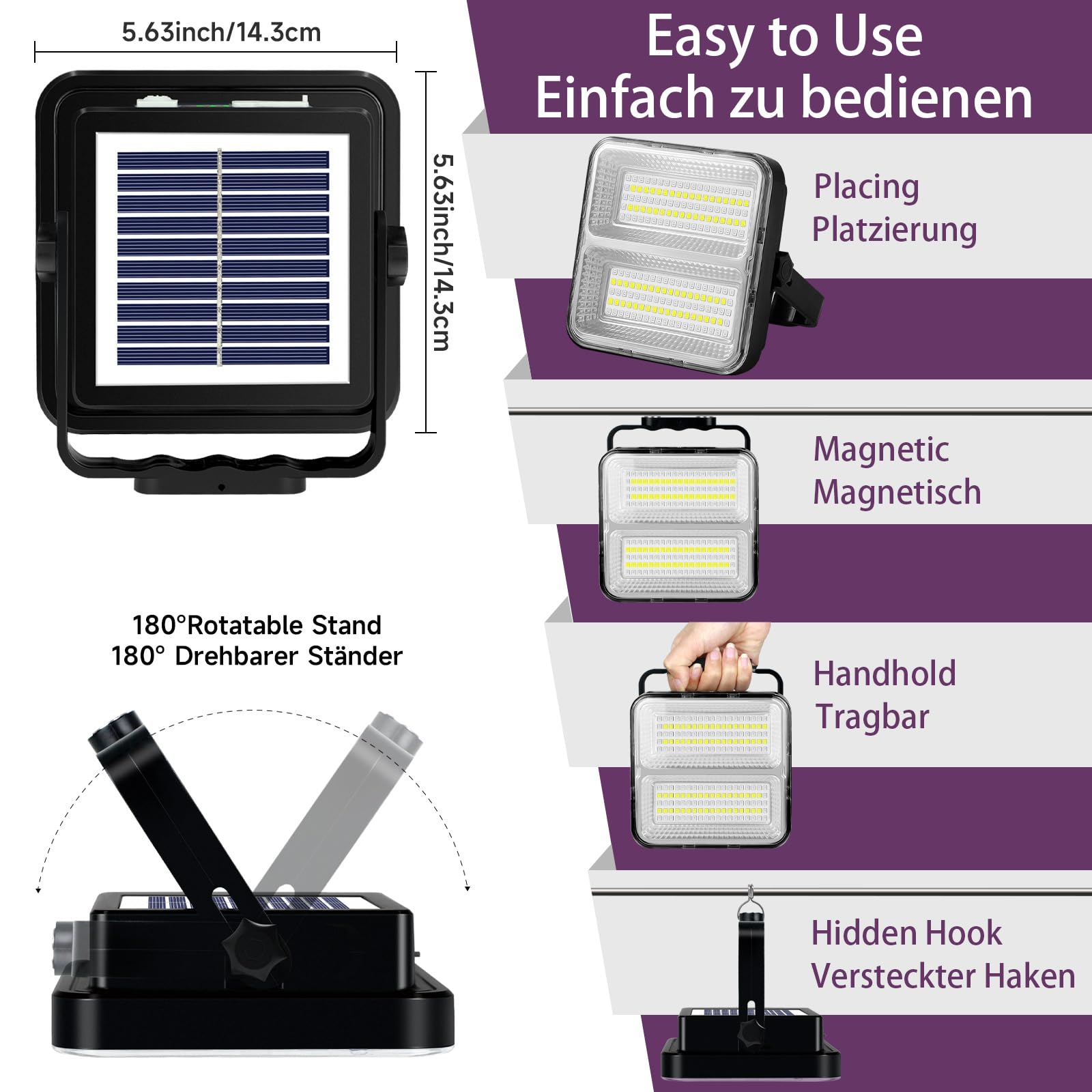 Winniw 9600 Mah Rechargeable Black Light, Dimmable Uv Light, 200 Led 395 Nm Uv Flashlight Camping Blacklight, Halloween, Body Painting, Uv Paint, Fluorescent Effect
